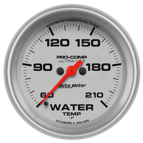 Ultra-Lite Auto Meter 4469 Water Temperature Gauge