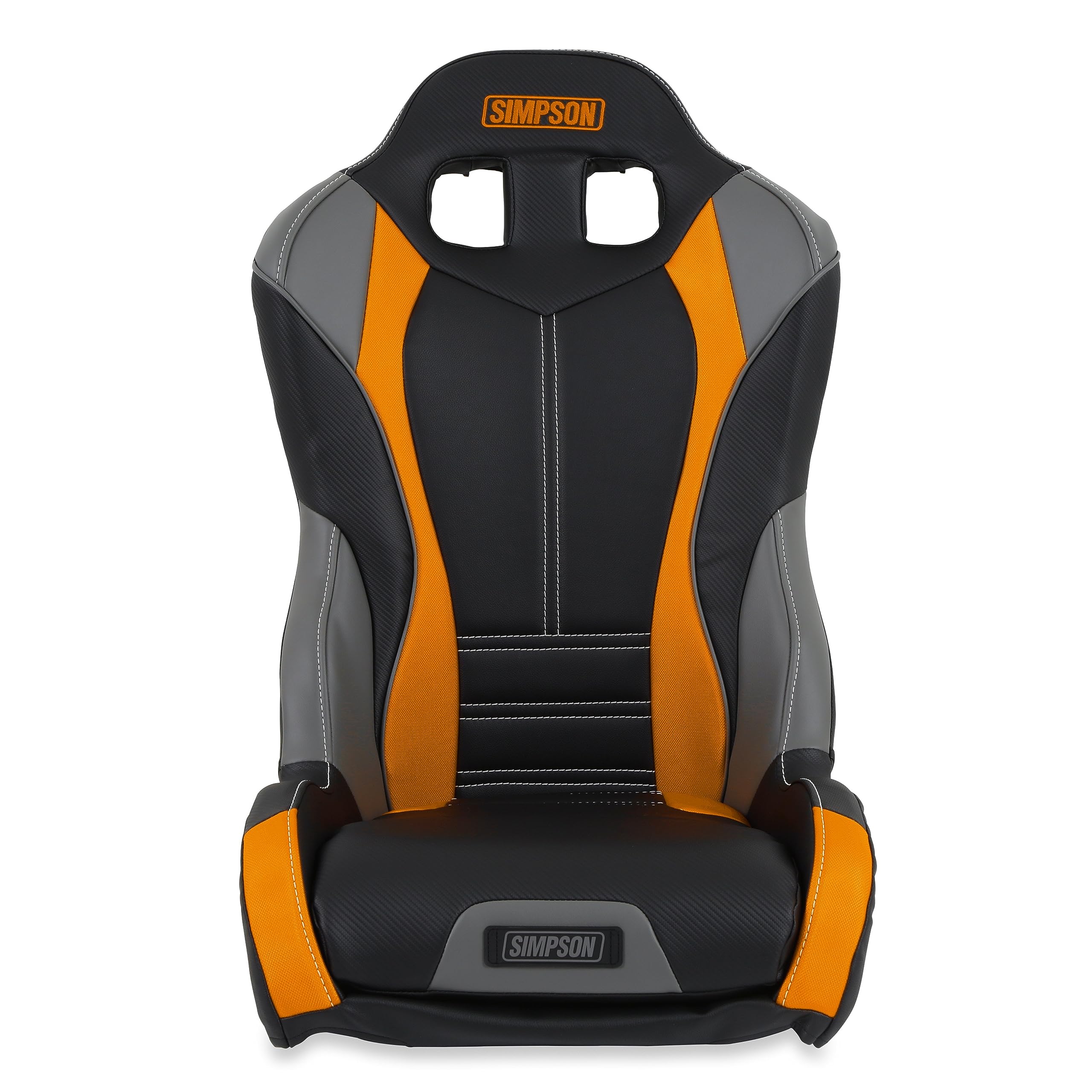 Simpson Racing Pro Sport 107-308 UTV Rear Black/Orange/Grey