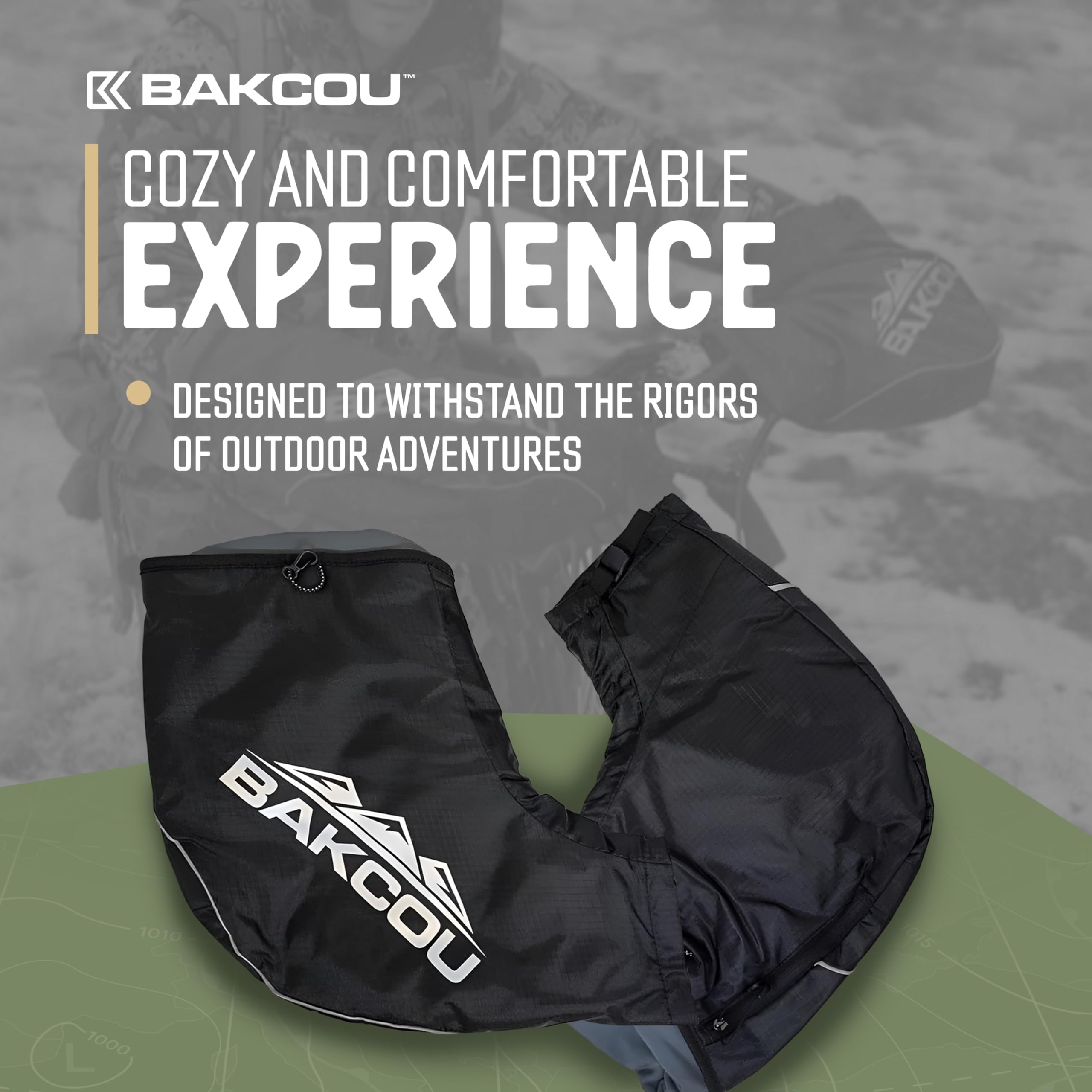 Cold Weather Bakcou Handlebar Mitts - Windproof, Waterproof, Oversized for Rain, Snow, and Cold, Weatherproof Mittens to Keep You Cozy