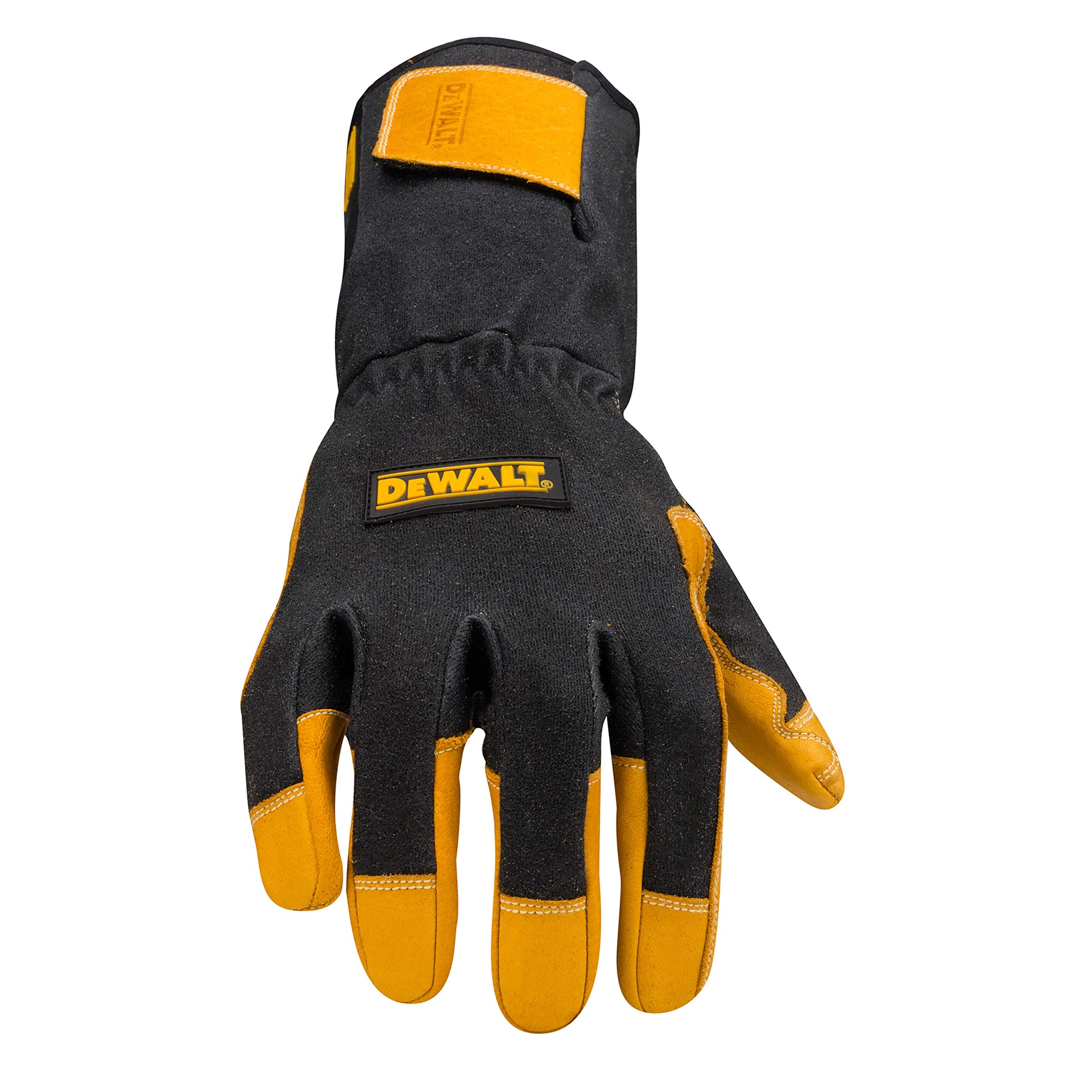 Premium DEWALT TIG Welding Gloves, Adjustable, Gauntlet-Style Cuff, XX-Large
