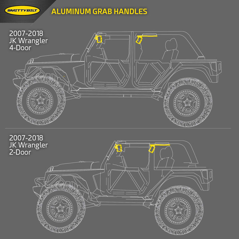 ALUMINUM GRAB HANDLES SmittyBilt - SB76931