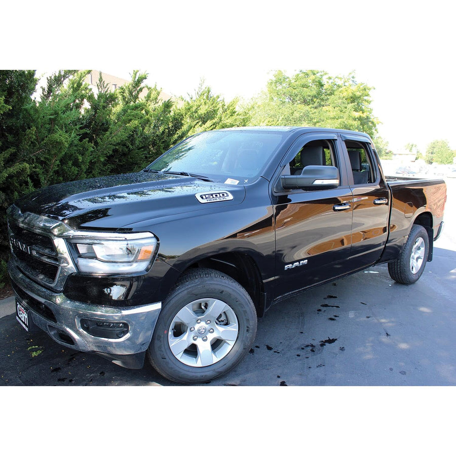 Tape On Wind Deflector Westin 72-35434 4pc fits 2019-2025 Ram 1500 Quad Cab (Exc Ram 1500 Classic)