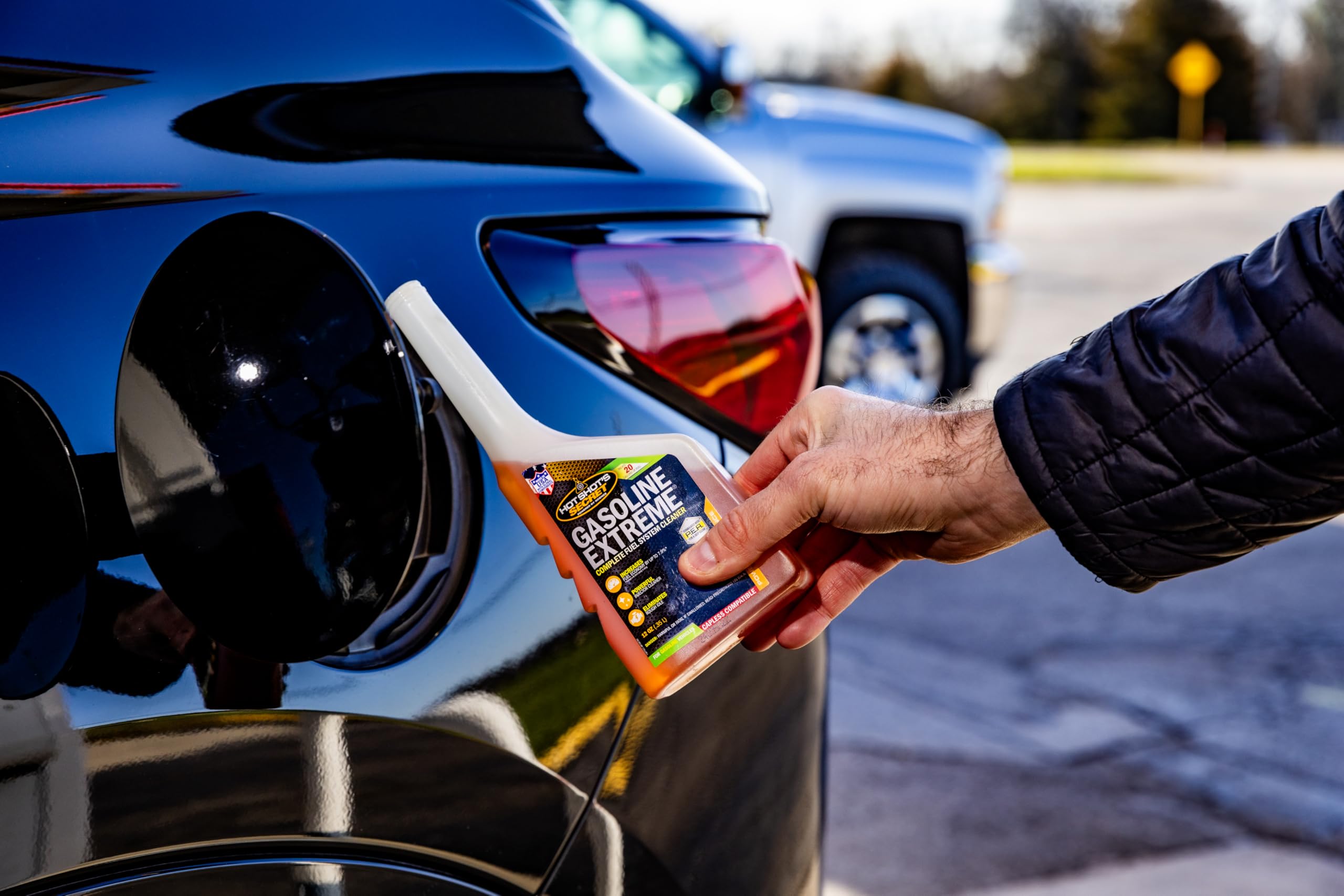 Gasoline Extreme Hot Shot's Secret 12 Oz, Concentrated Fuel System Cleaner, Fuel Additive for Gasoline Engines, Fuel Injector Cleaner - Increases Fuel Economy & Restores Engine Performance