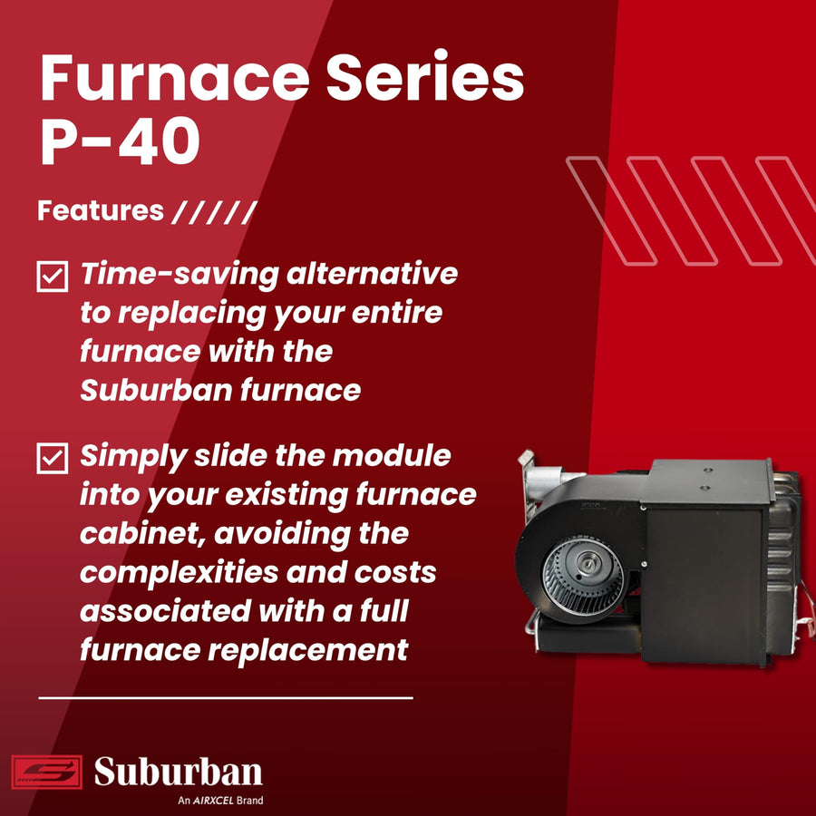 Suburban 40,000 BTU/h RP-40P Replacement Core for Suburban Furnace Series P-40 (2615A)