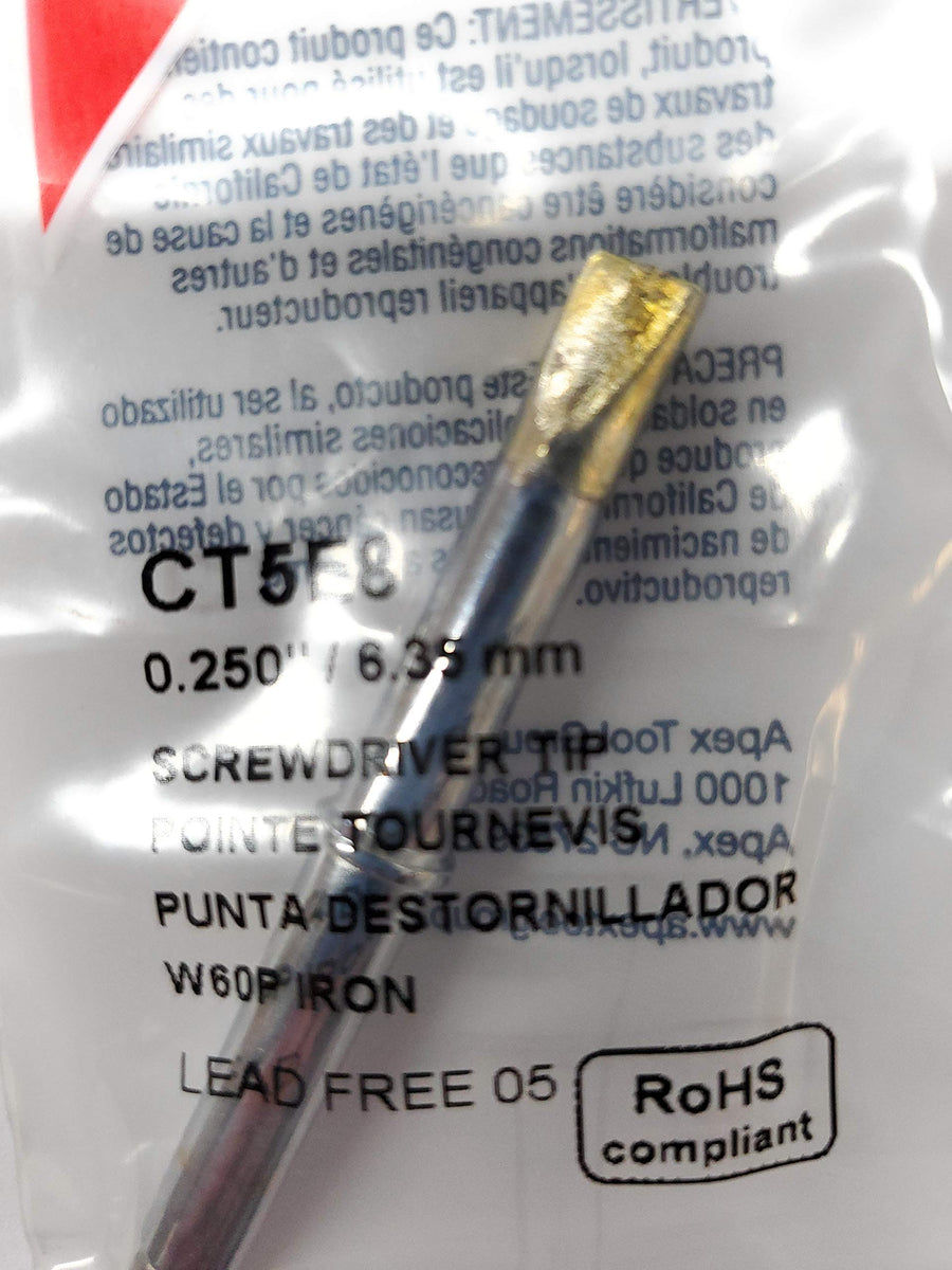COOPER HAND TOOLS CT SERIES WELDER SOLDERING IRON TIP FOR W60P & W60P3 - BOX/10