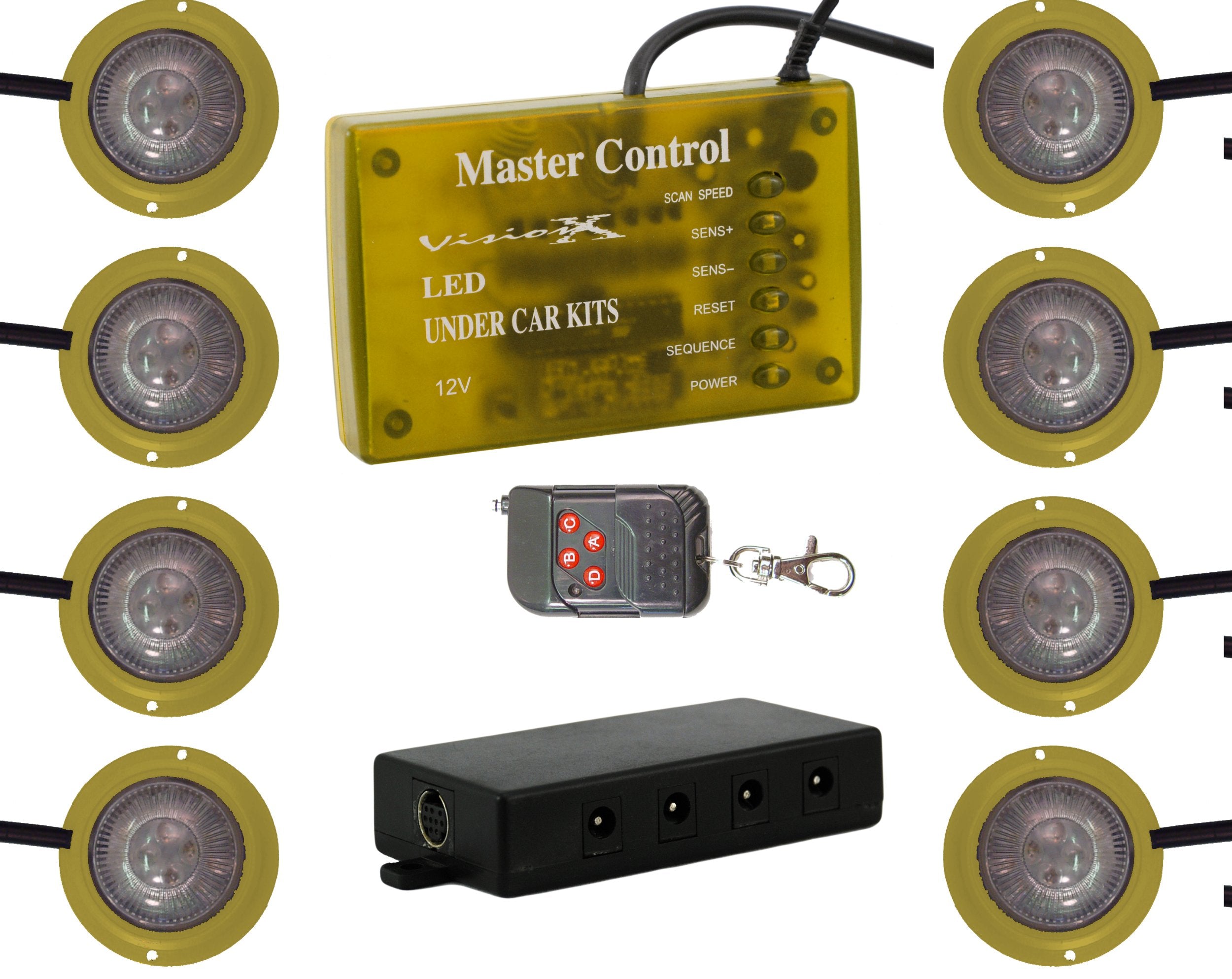Amber Vision X Lighting HIL-STA LED Strobe and Rock Light Kit