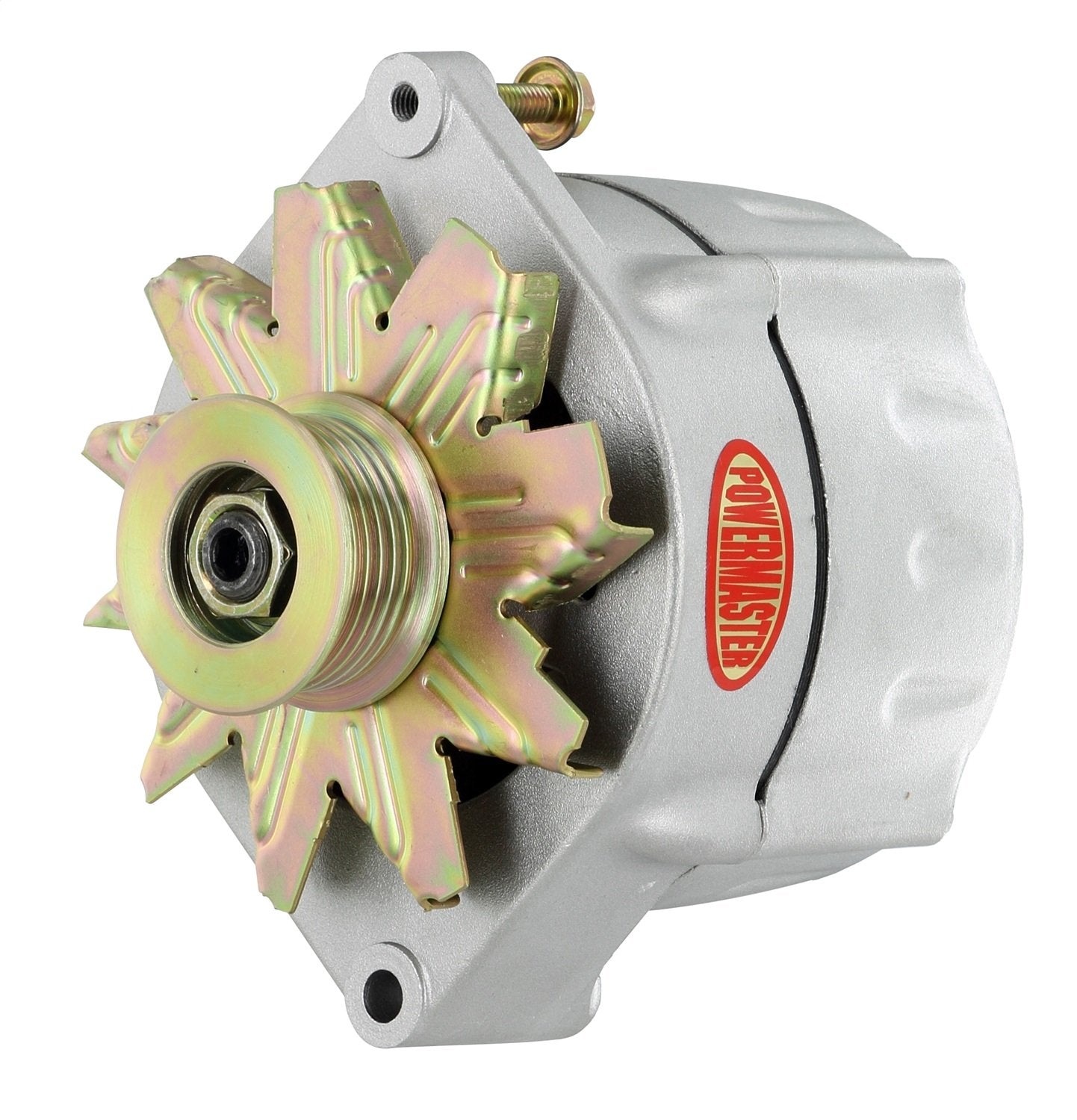 Alt Powermaster GM 12SI Natural 150A Smooth Look™ 6 grv Pulley 1 or 3 Wire