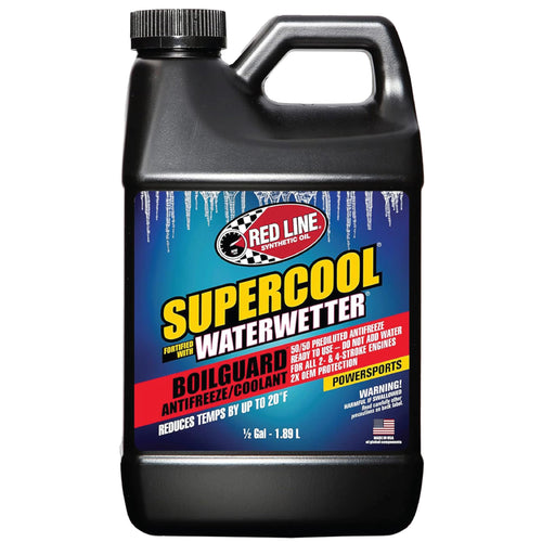 Red Line SuperCool 81245 Antifreeze/Coolant Boilguard Fortified with WaterWetter - 1/2 Gallon