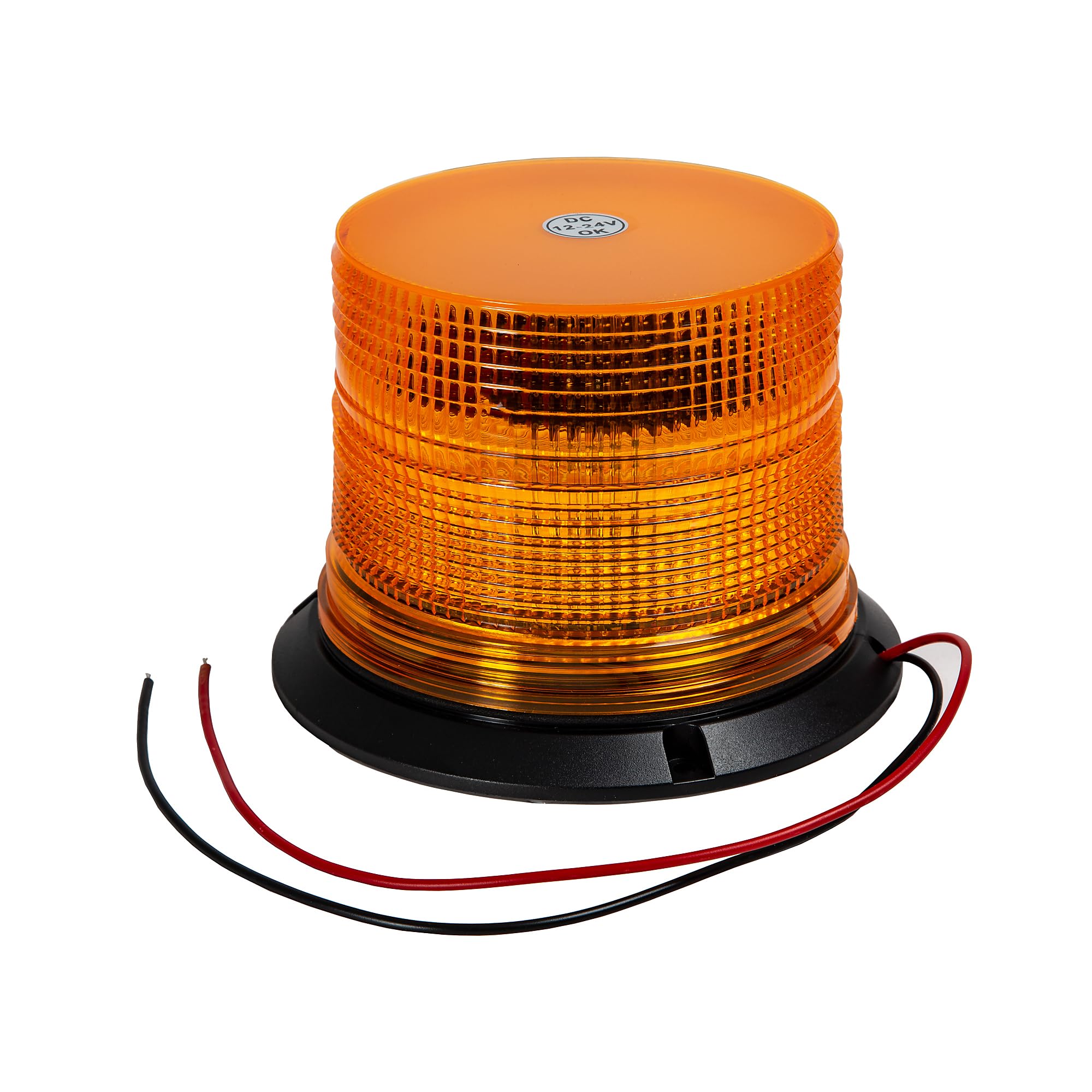 Buyers Products LED Beacon Light SL645ALP, 6.5" x 5", 14' On/Off Switch Lead, Permanent, Pipe & Magnetic Mount, Strobe Lights for Trucks, Emergency Lights for Vehicles