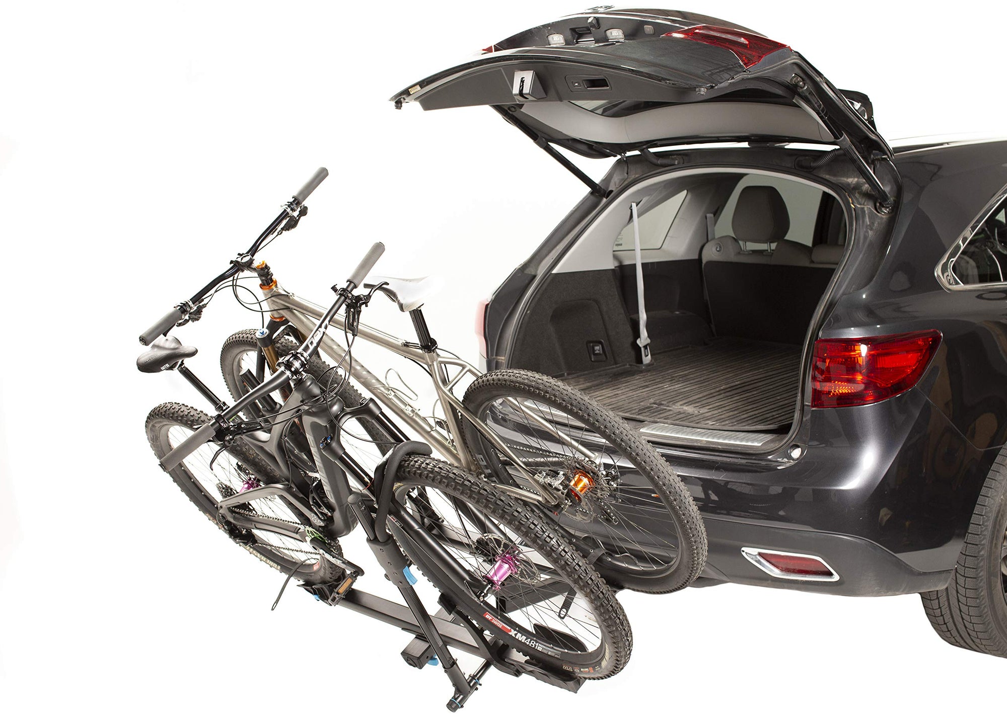 2-Bike Monorail Platform Hitch Rack