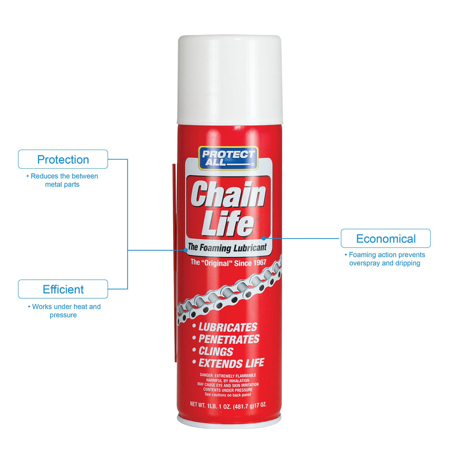 Chain Life Protect All Foaming Lubricant - 17 oz - Protect All 35017PA