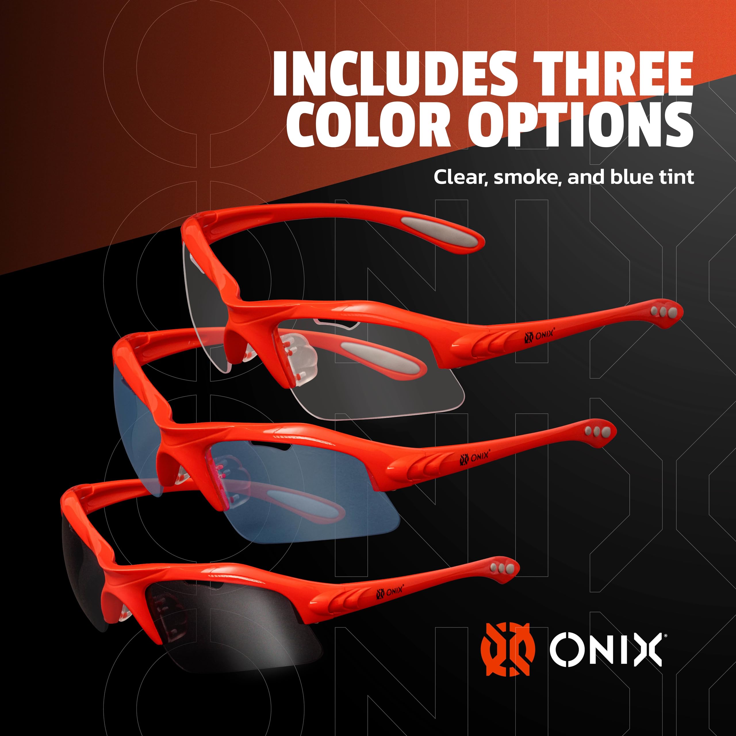 ONIX Eagle Eyewear Pickleball Sun Protection Non-Slip Nose Piece Modern and Lightweight Secure Design