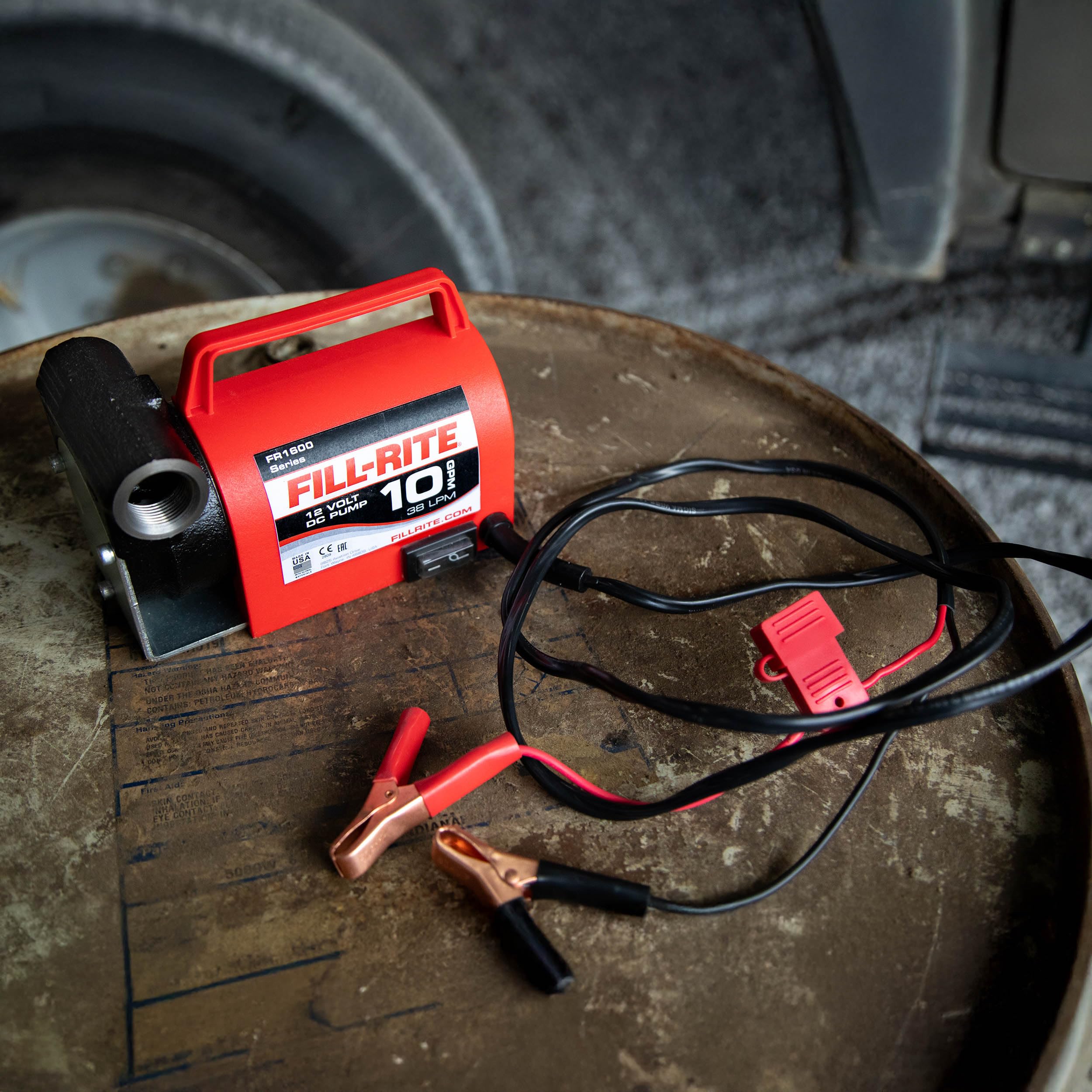 Fill-Rite Portable Diesel Transfer Pump FR1612 (Pump Only w/Power Cable & Battery Clips)
