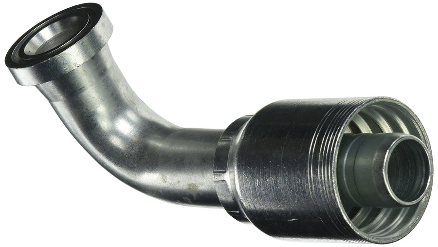 GlobalSpiral Series Gates MAX Pressure Couplings 24GSM-24FLH90-094, Code 62 O-Ring Flange Heavy, 90 degree Bent Tube, 1-1/2" ID