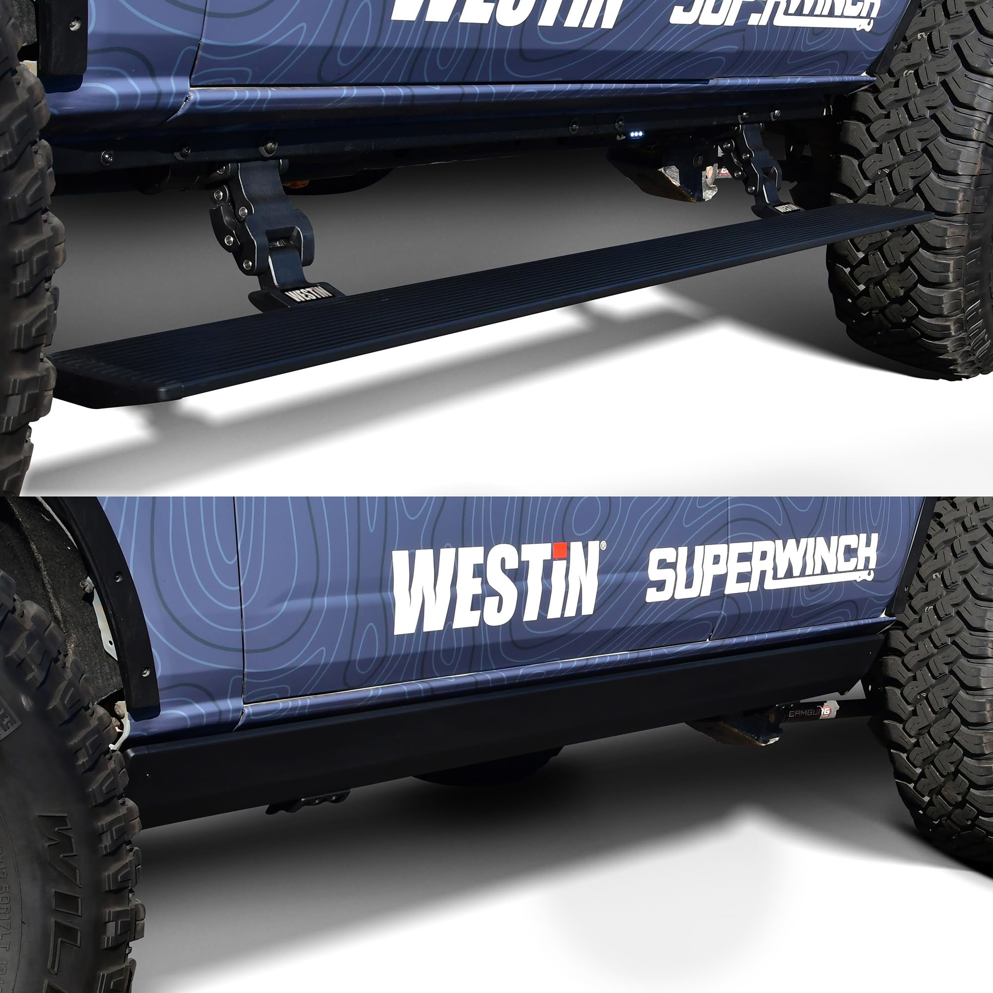 Westin Pro-e 29-24195 Electric Running Boards fits 2021-2023 Bronco 4 Door (Excl. Bronco Sport) Textured Black 1 Pair