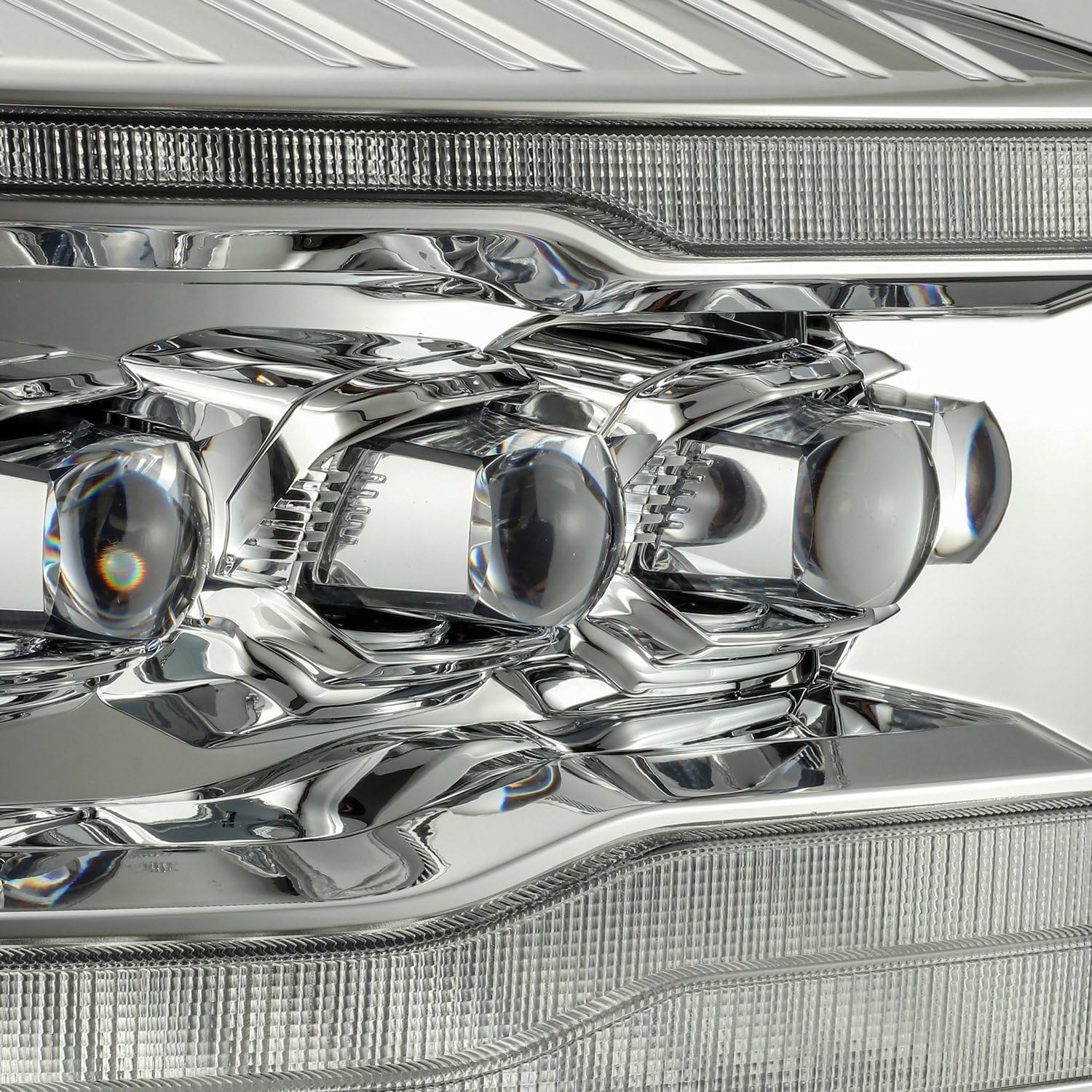 NOVA LED Proj Headlights AlphaRex 06-08 Dodge Ram 1500HD Plank Style Blk w/Seq Signal/DRL/Amber LED