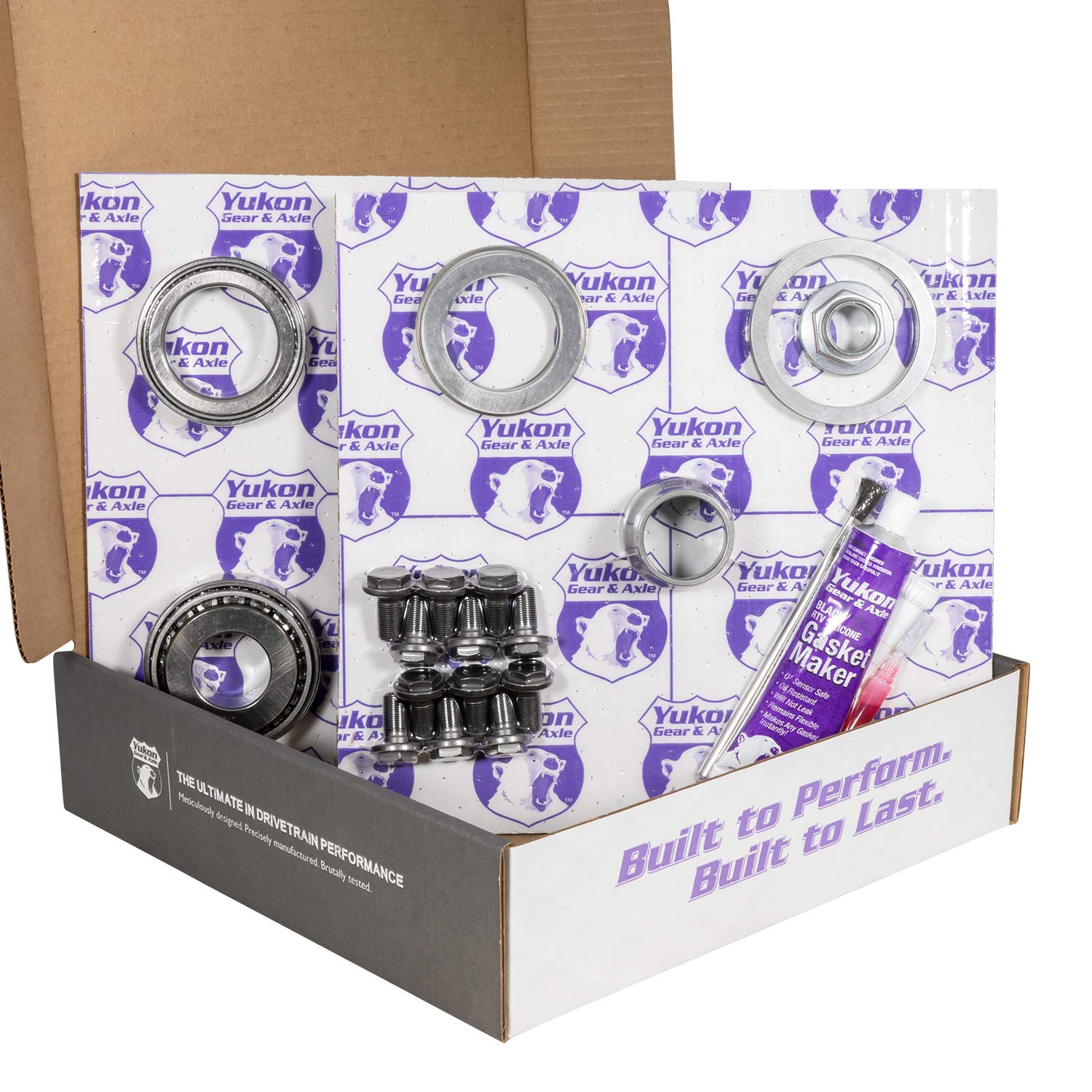 Front & Rear Ring & Pinion Gear Kit Package with Install Kits - Toyota 8.75/8IFS