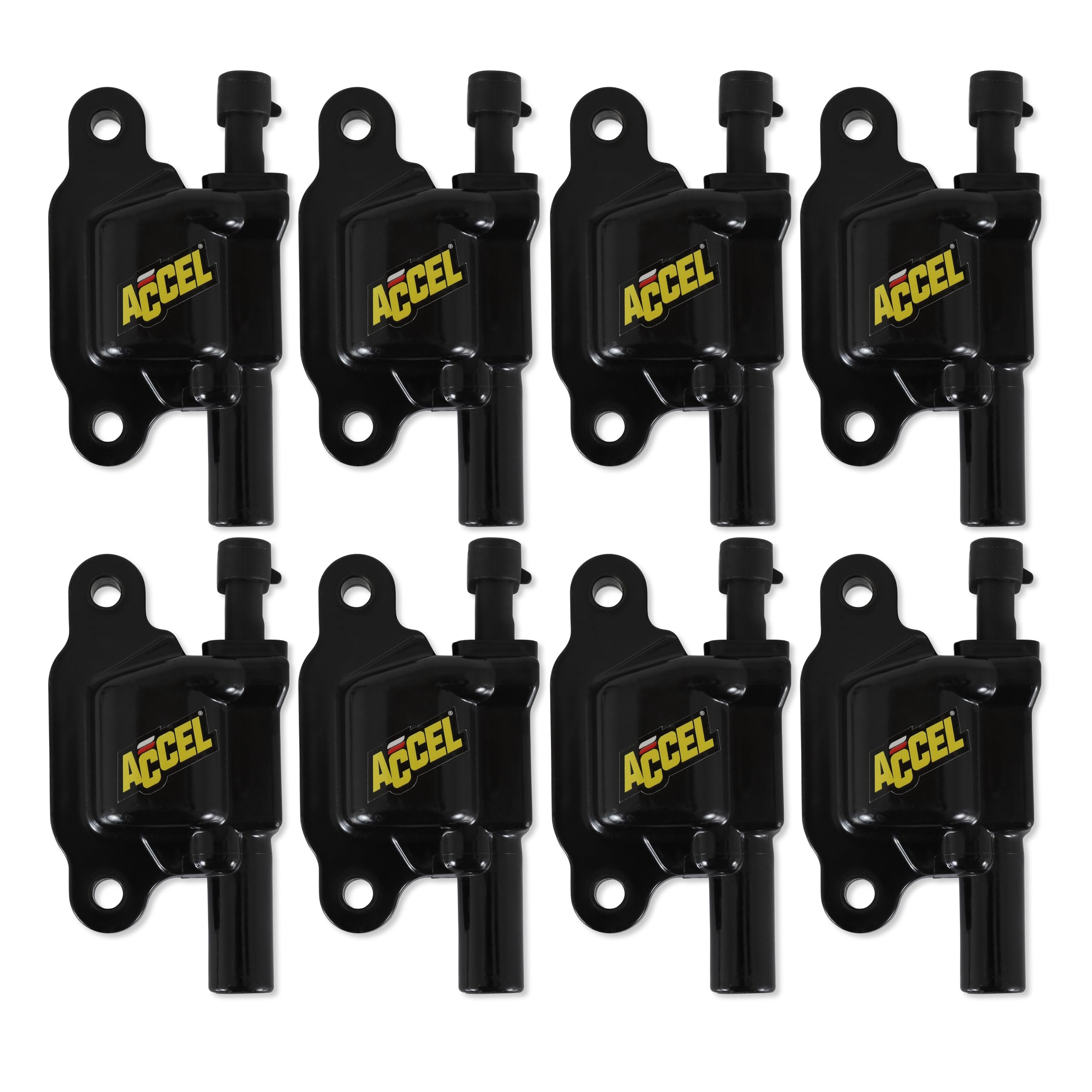 140043K-8 ACCEL SuperCoil Ignition Coil - Black - 8-Pack