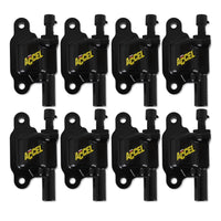 140043K-8 ACCEL SuperCoil Ignition Coil - Black - 8-Pack