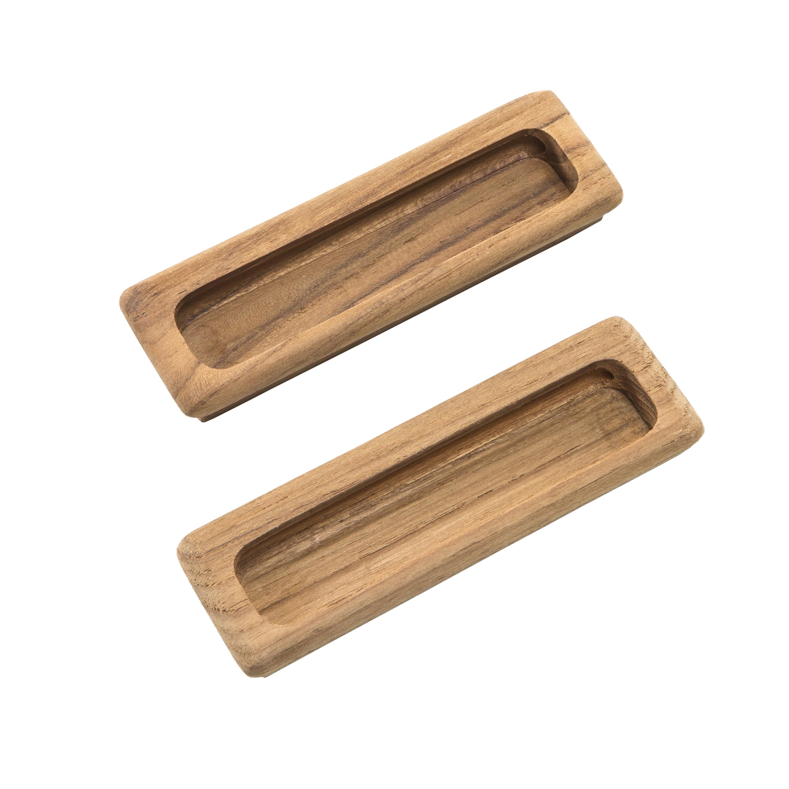 60142-A Whitecap Rectangular Drawer Pull 4-1/2" - 2-Pack, Large