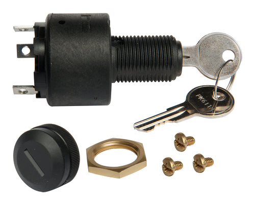 MP41030 Sierra International Ignition Switch - Off-Run-Start, white, medium