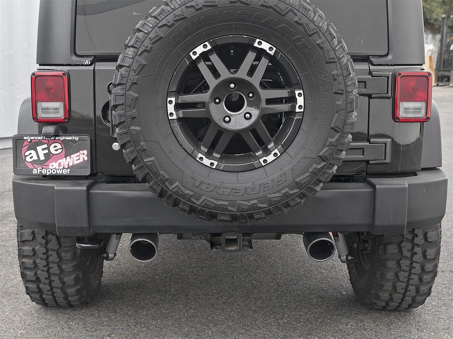 Rebel Series aFe Power 49-48061-B Axle-Back Exhaust System