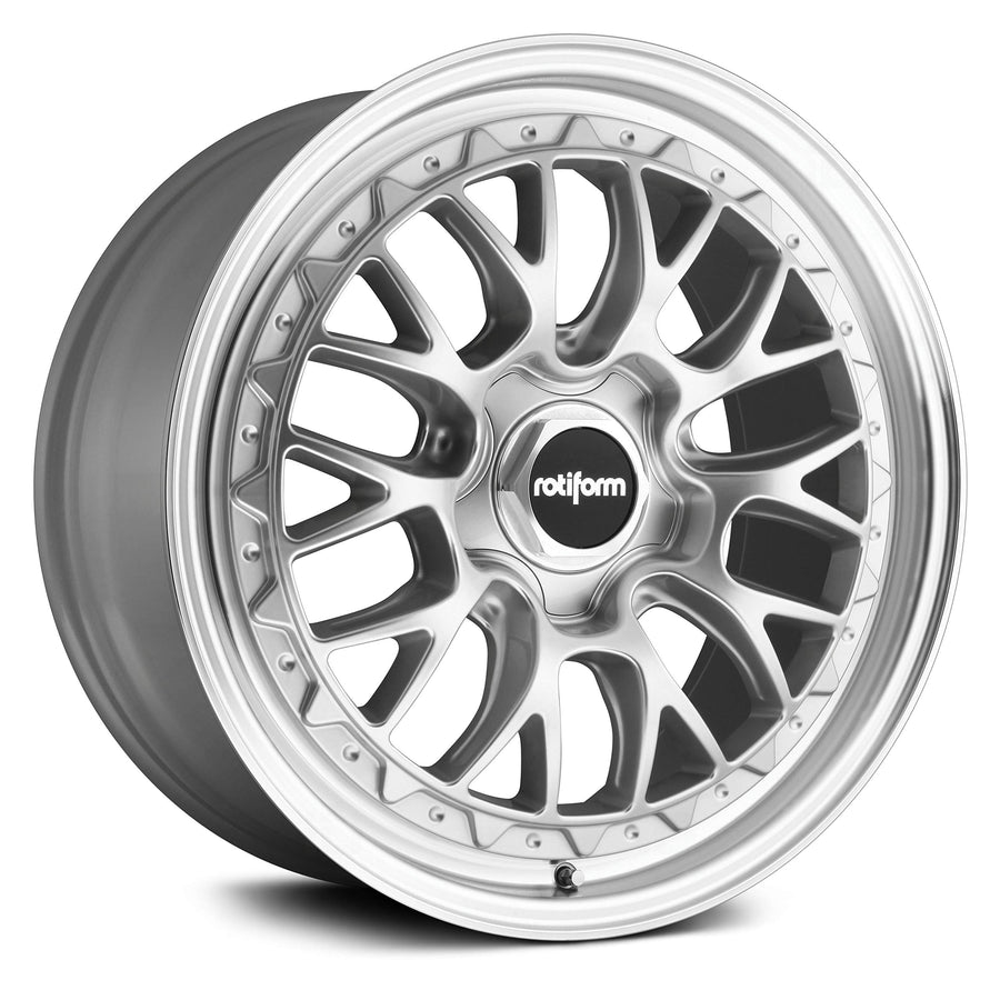 1PC Rotiform R155 19X10 5X112 GL-SLVR-MACH 35MM - R1551900F8+35
