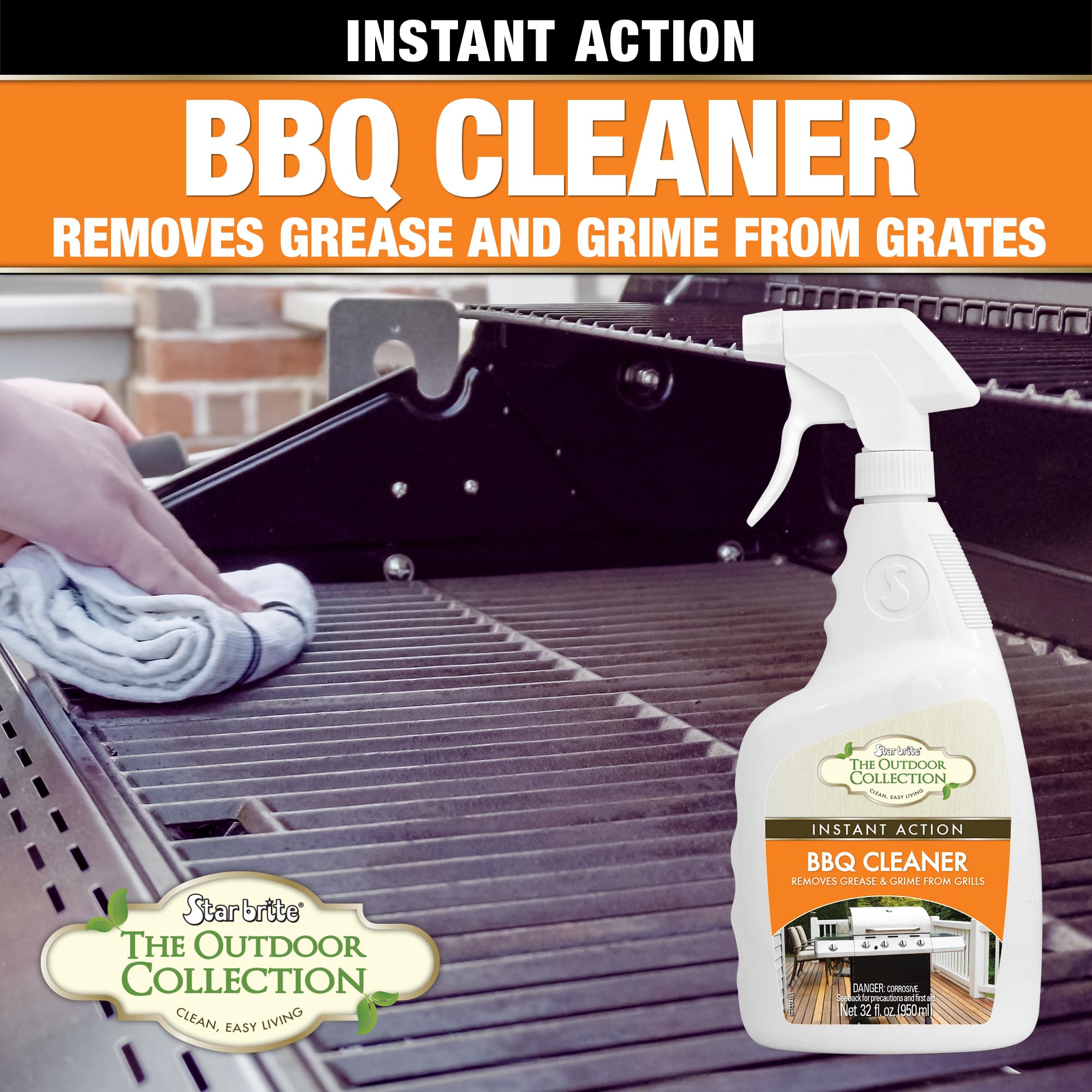 BBQ and Grill Grate Cleaner Spray Star brite 57732, 32 oz