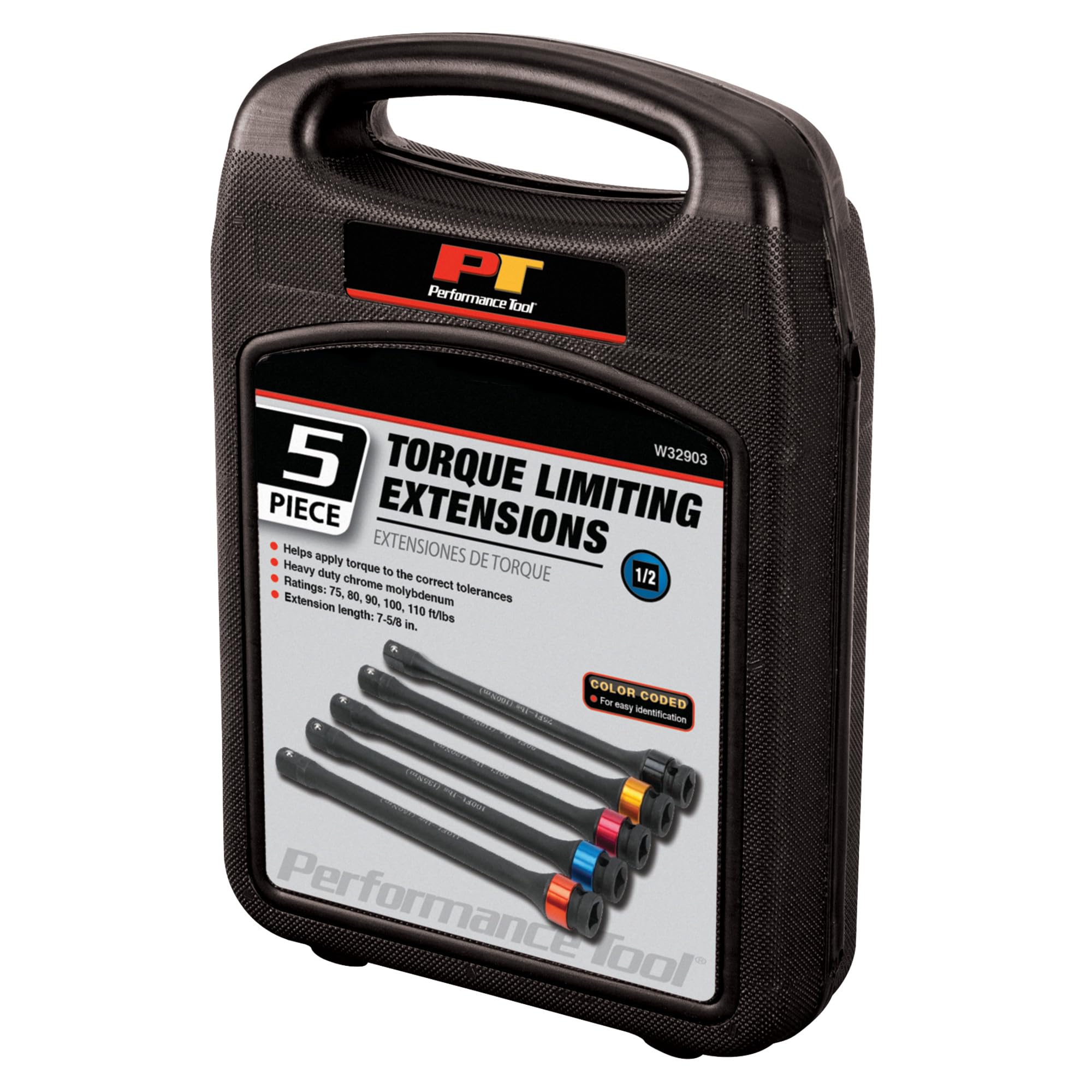 W32903 Performance Tool 5-Piece Torque Limiting Extension Set