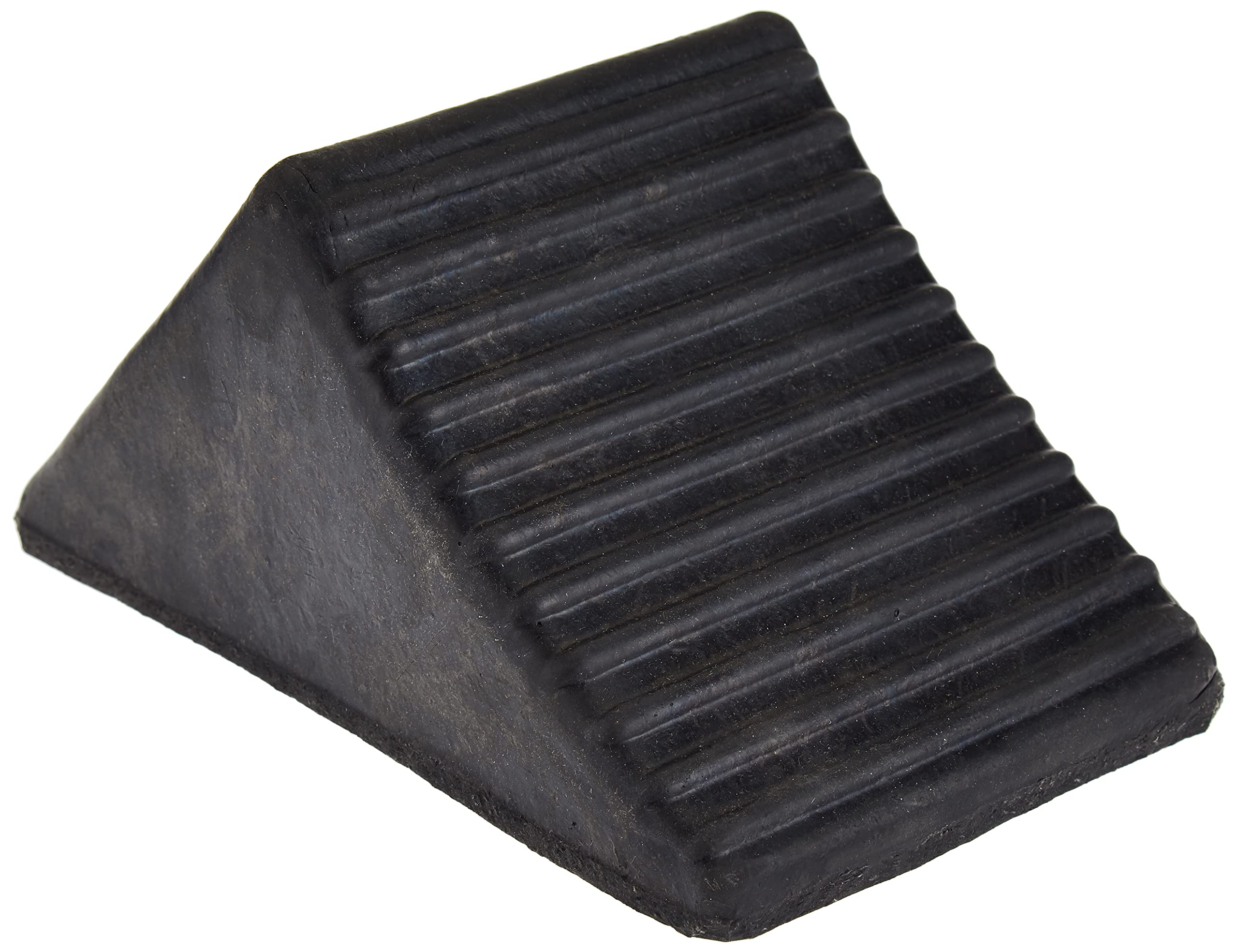 Rubber Wheel Chock Buyers Products WC1467A, 5x6x5 in – Resists Oil, Rust, Salt & Sun – Durable & Secure Tire Stopper for Service and Parking – Ideal for Cars, Utility Vehicles, Trailers, Trucks & RVs