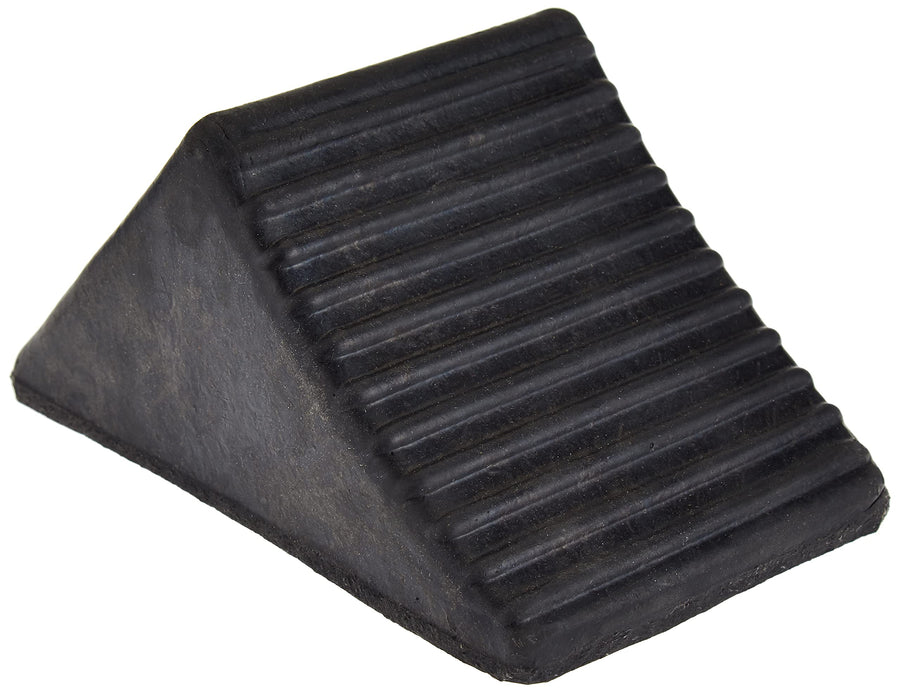 Rubber Wheel Chock Buyers Products WC1467A, 5x6x5 in – Resists Oil, Rust, Salt & Sun – Durable & Secure Tire Stopper for Service and Parking – Ideal for Cars, Utility Vehicles, Trailers, Trucks & RVs