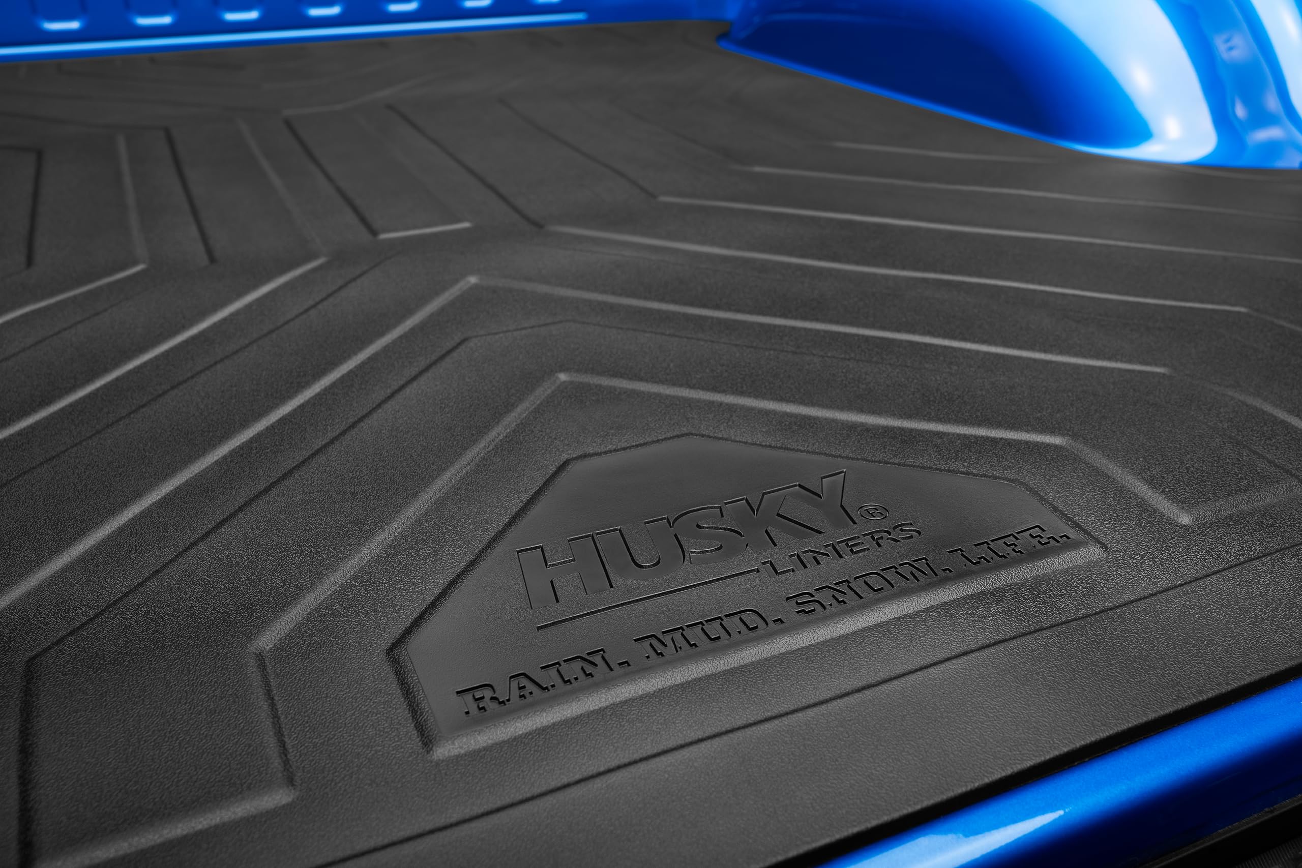 Husky Liners Bed Custom Liner | Fits 2017-2024 Ford F-250/F-350, (81.9 Bed) | 1-pc. Black - 16010