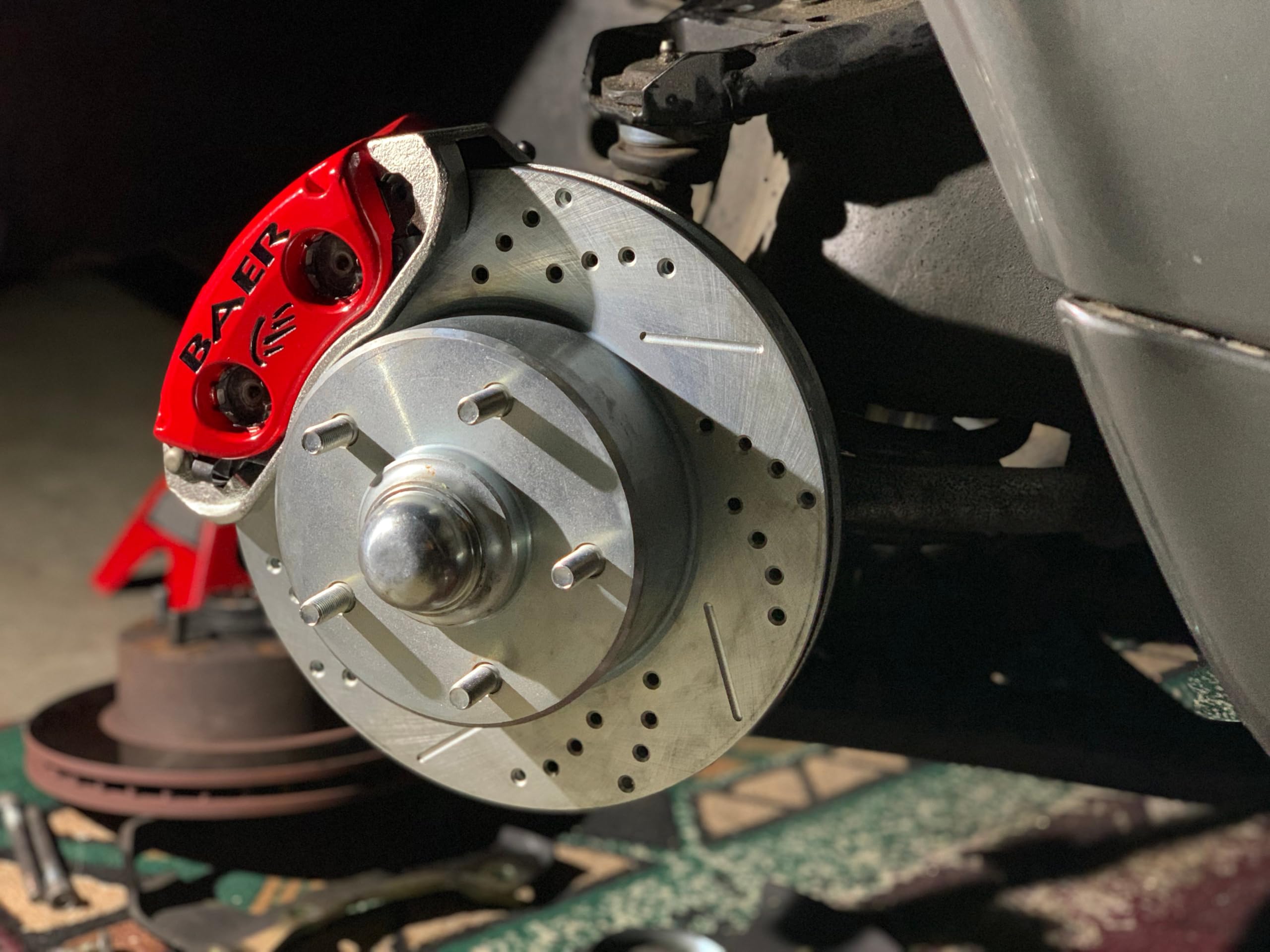 11" Clsc Brake Sys Frt Red Wilwood Baer Brakes (4261577R)