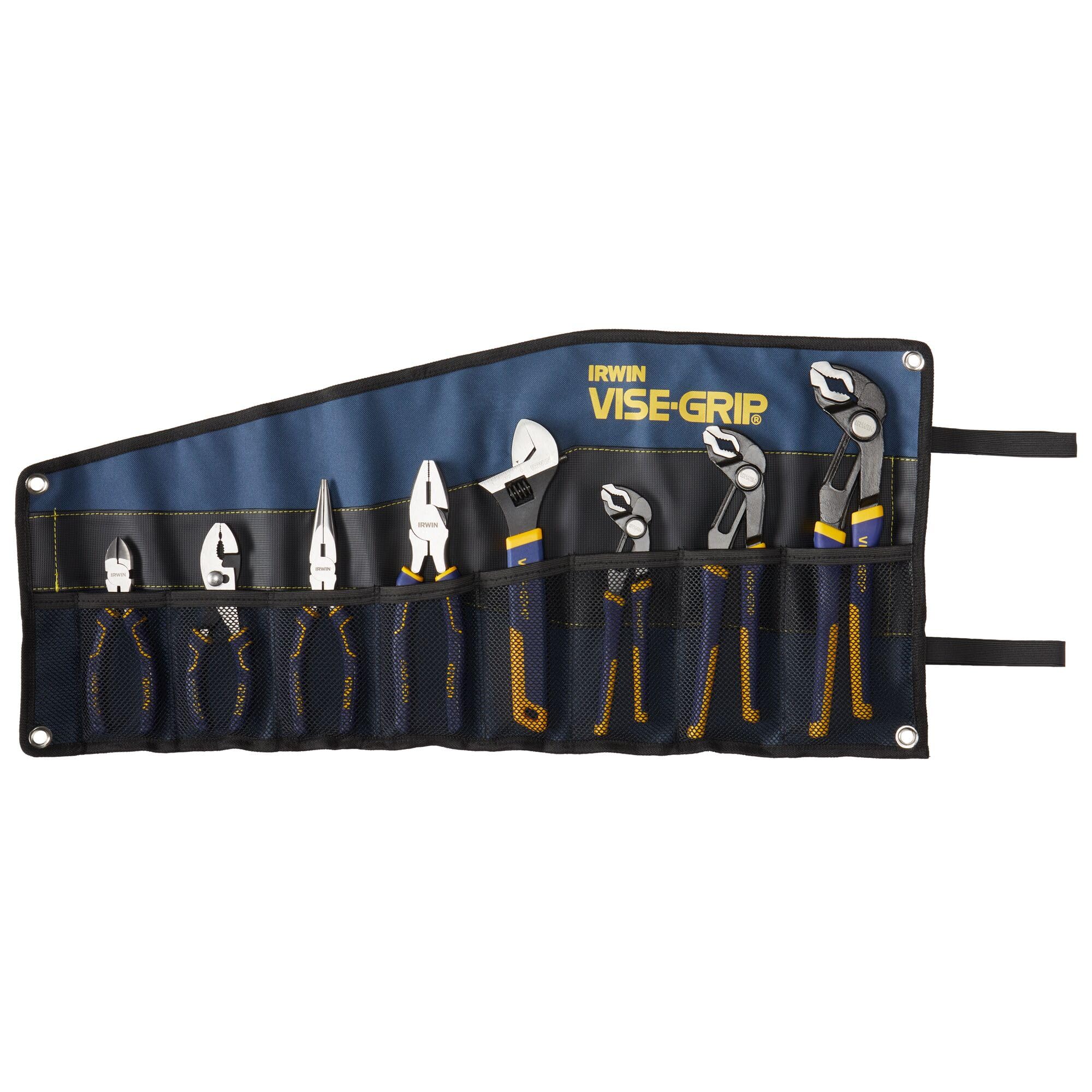 IRWIN Tools GrooveLock VISE-GRIP Pliers Set, 8 Piece, 2078712
