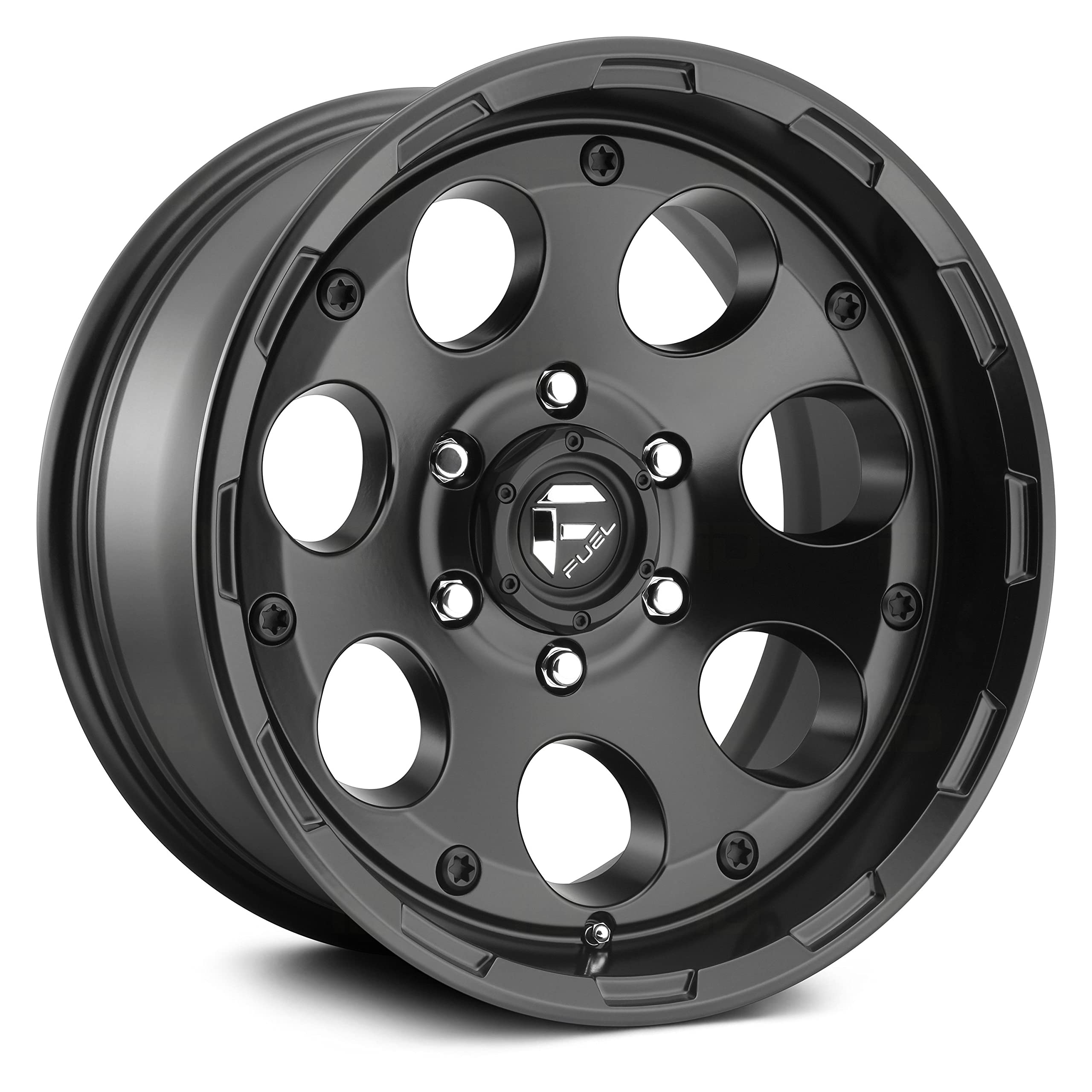 Black FUEL D608 Wheel with Painted (17 x 9. inches /6 x 139 mm, -12 mm Offset)