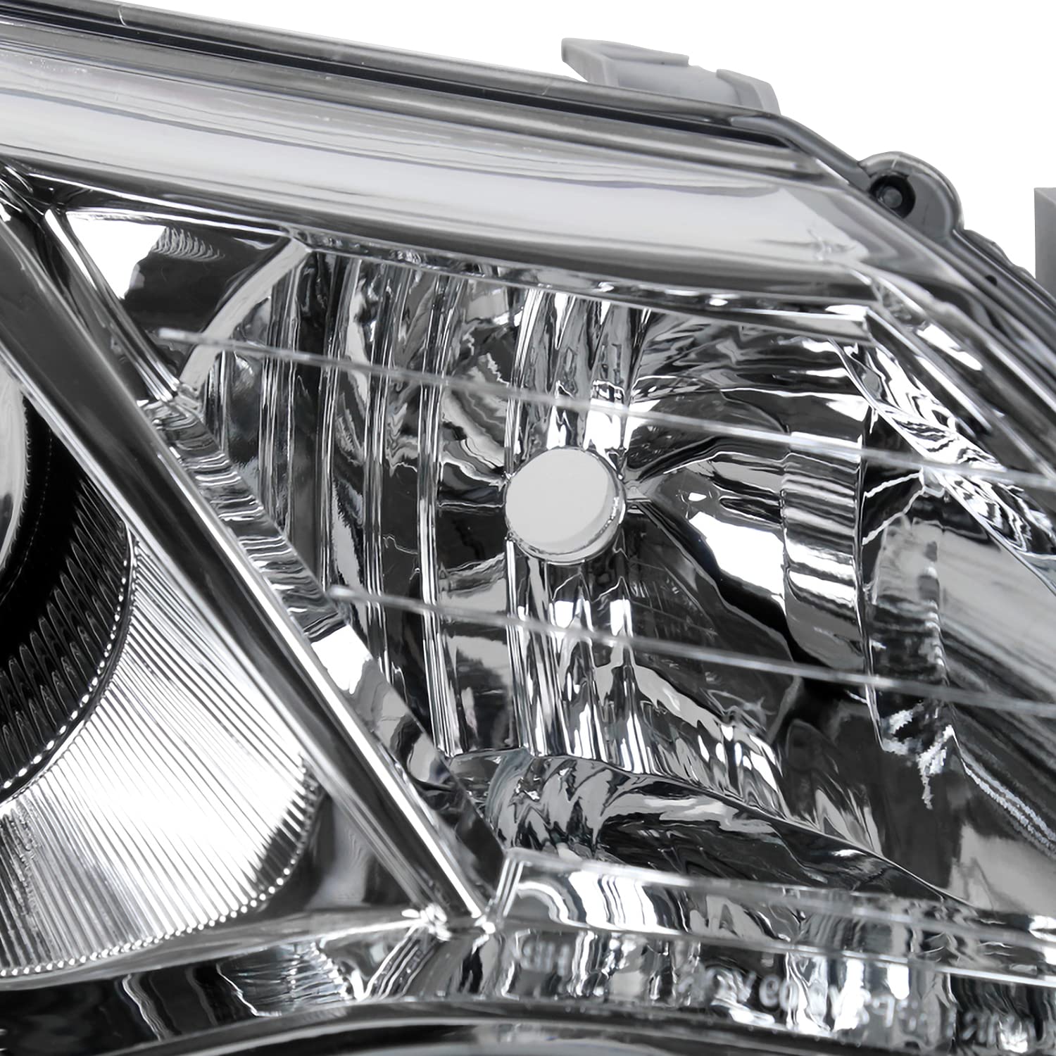 Chrome Projector Headlights SPEC-D TUNING Compatible with 2012-2014 Toyota Camry, Left + Right Pair Headlamps Assembly
