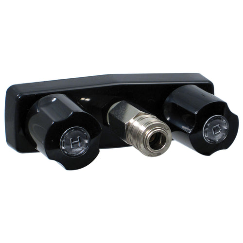 Phoenix Faucets VALTERRA Plastic Dual Handle 3-3/8" Faucet with Quick Connect - Black