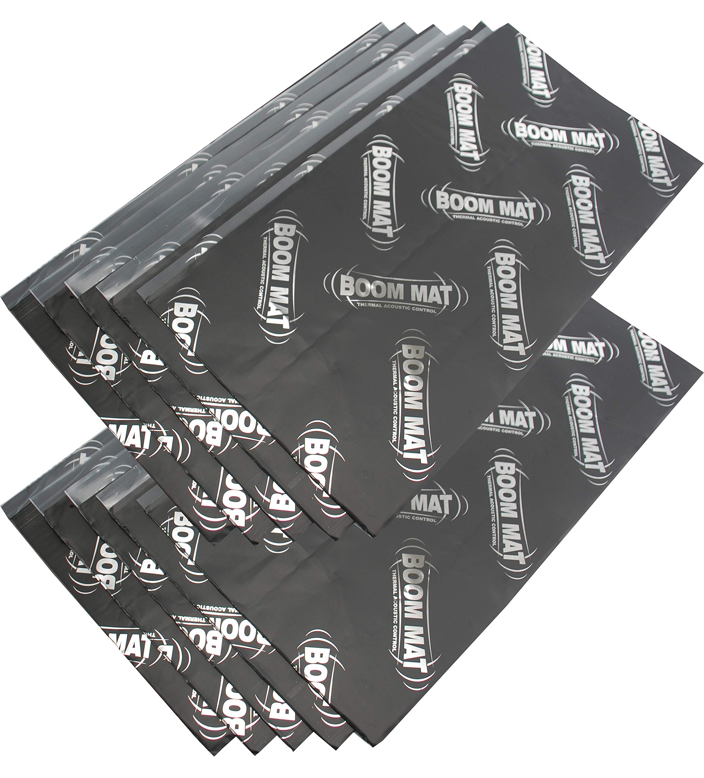 Boom Mat XL Design Engineering 4mm Sound Deadening / Damping Material | 12.5" x 24" (10 Sheets) | 050223