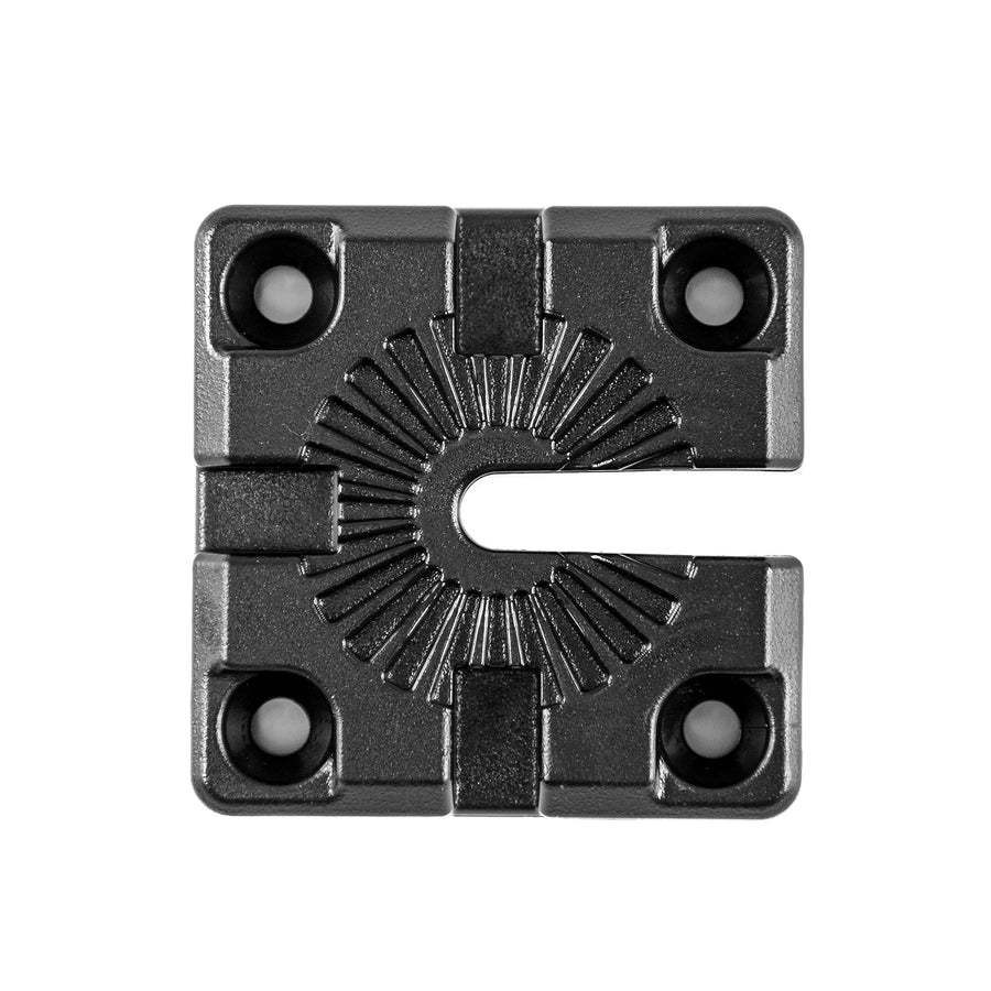 YakAttack MightyMount GridLoc | Low-Profile Kayak Track Mount Base | for GridLoc BlackPak Pro & Watercraft Installs | Compact Mounting Footprint | Works with Track-Mounted Accessories | Made in USA