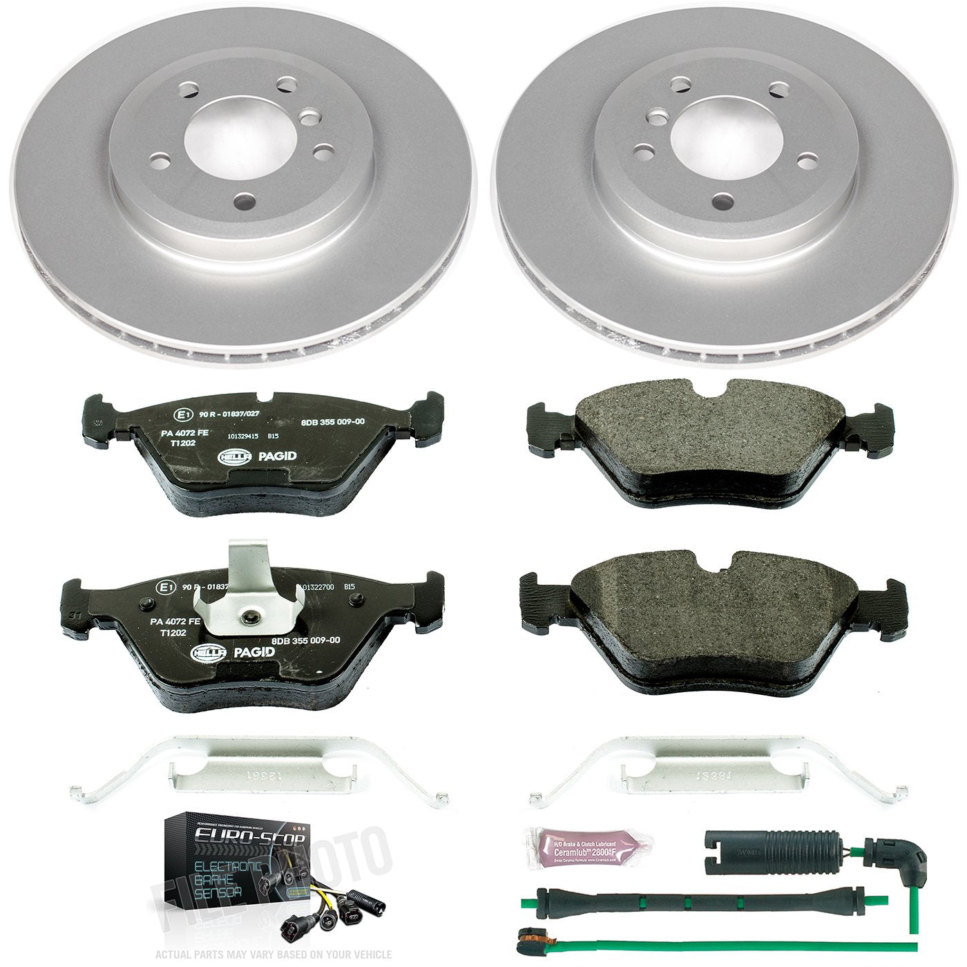 Power Stop Front Euro-Stop Brake Kit ESK928 For BMW 330Ci 2001-2006, BMW 330i 2001-2005, BMW 330xi 2001-2005, BMW Z4 2006-2008 [Model Specific]