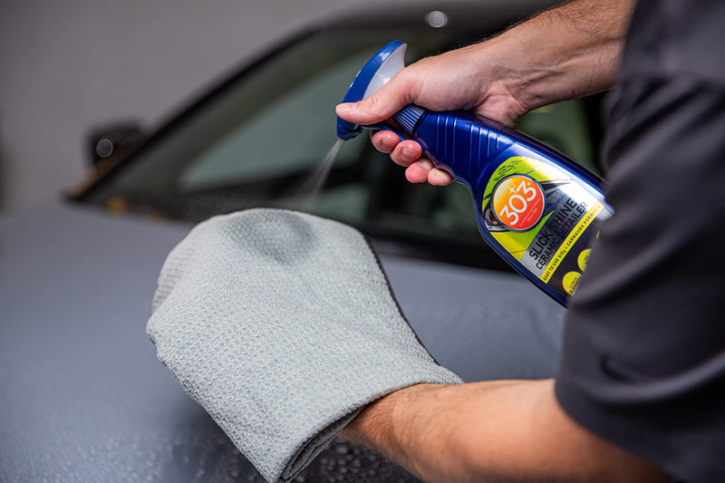Slick Shine 303 Products (30265 Ceramic Detailer - SiO2 and Carnauba Infused Ceramic Coating - Premium Ceramic Detailing Spray - Increases Shine and Gloss - Works on Paint, Glass, and Wheels - 16Oz