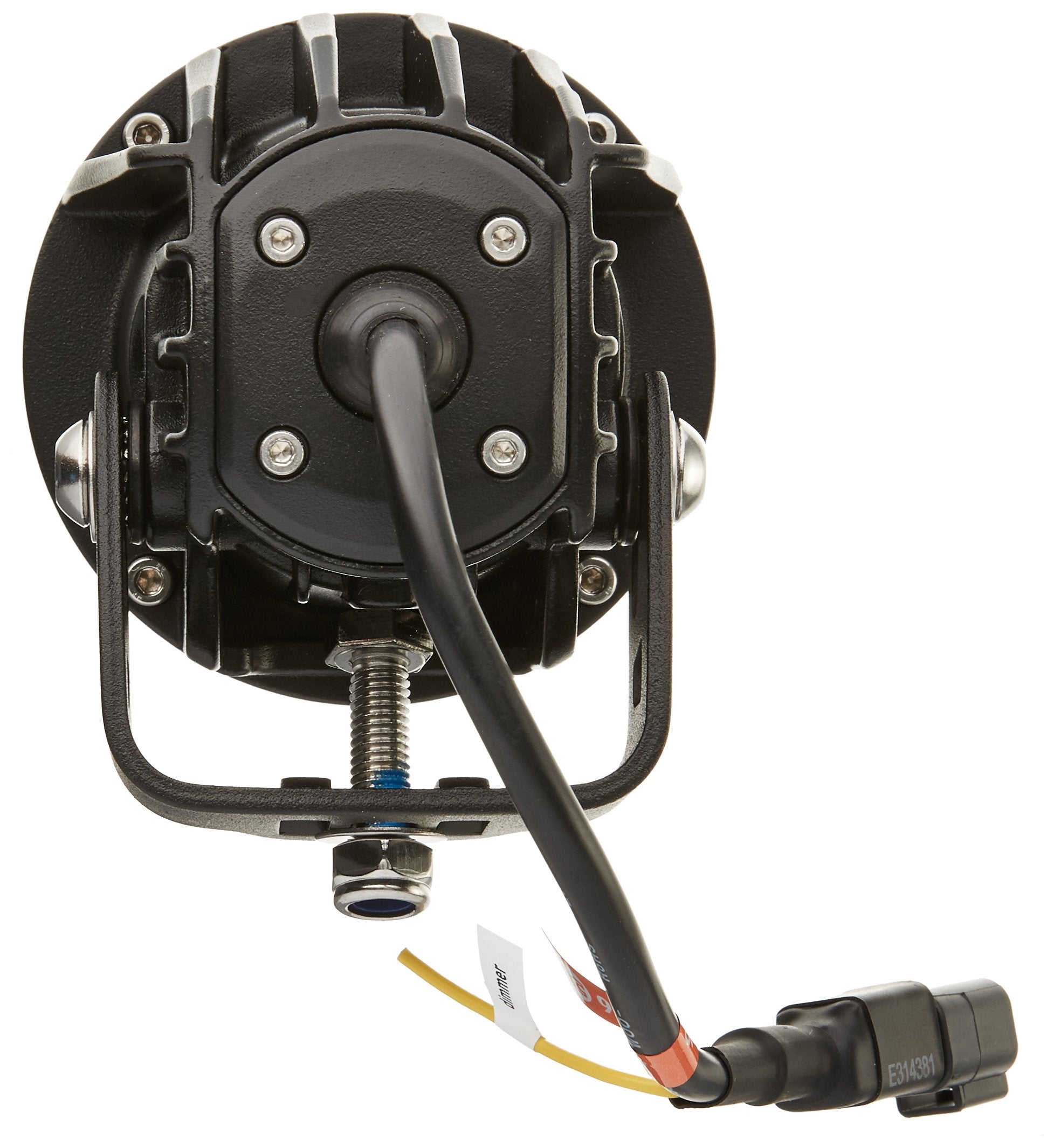 Optimus Black Round Vision X Lighting 9141435 10W LED Flood Light - Pair