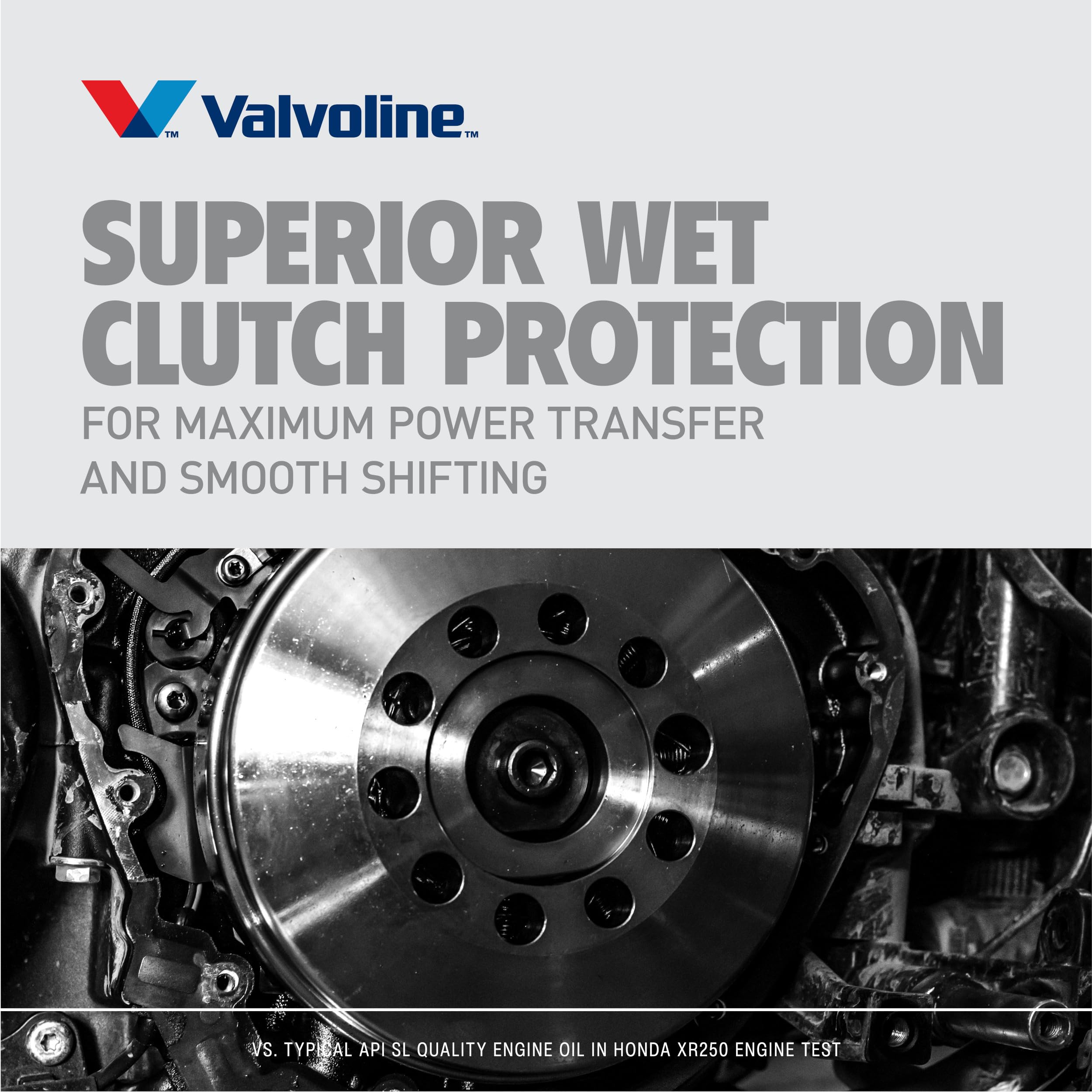 20W-50 Valvoline 4-Stroke Motorcycle Motor Oil 1 Quart