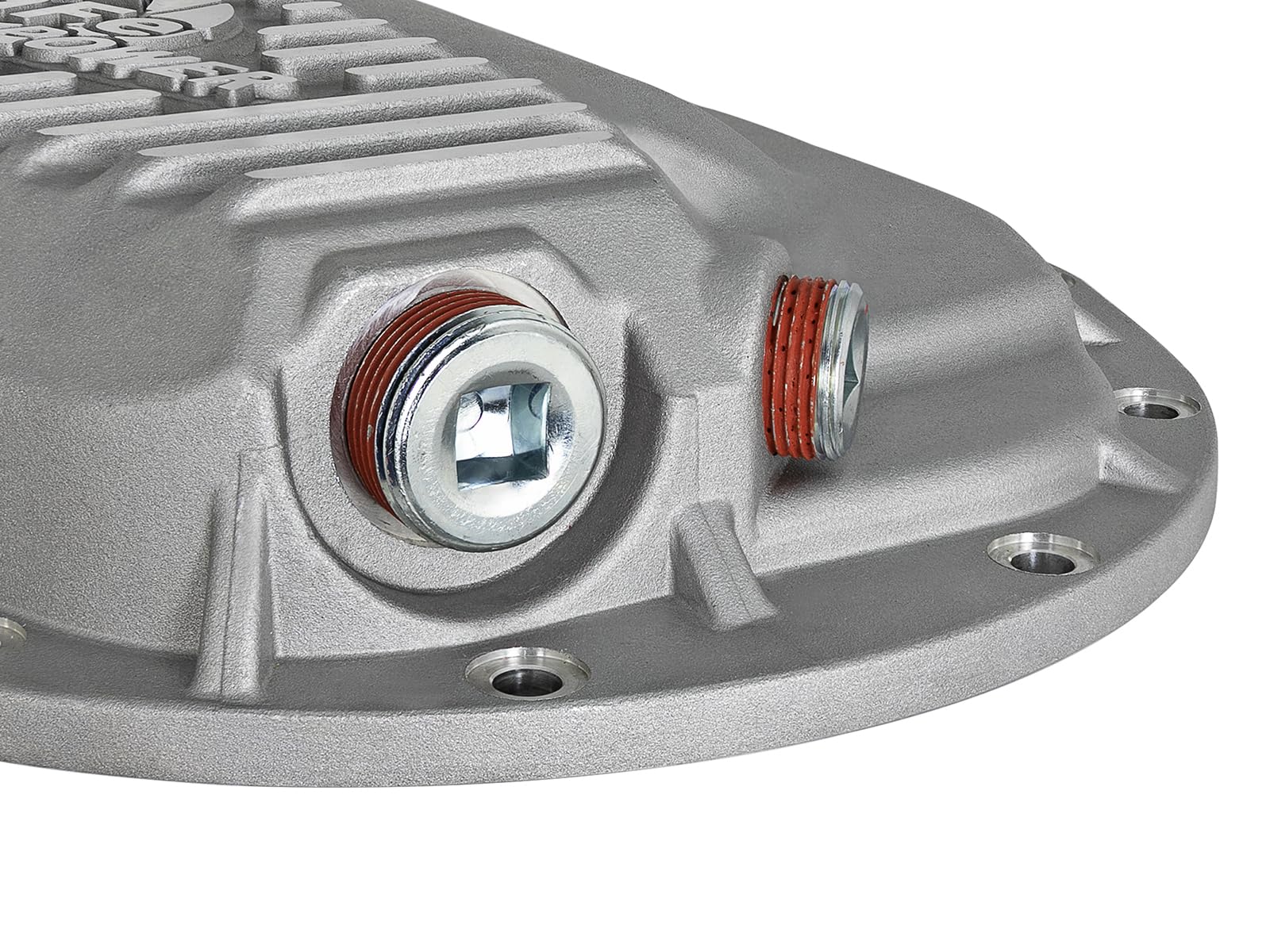 aFe POWER Front Differential Cover Street Series Raw w/Machined Fins - #46-70400 - Dodge Trucks 2500/3500 13-23 (AAM 9.25-12)
