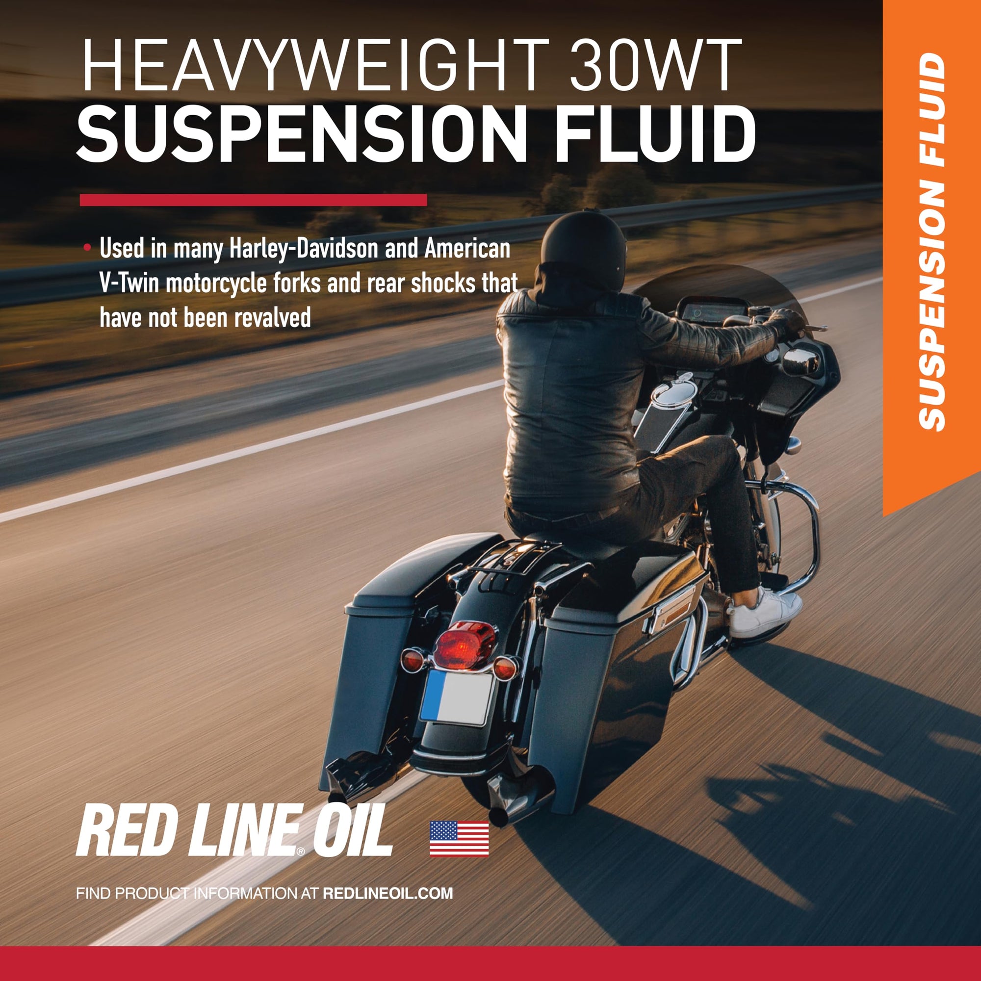 30WT Red Line Heavyweight Synthetic Suspension Fluid (Orange) - 16 Ounce