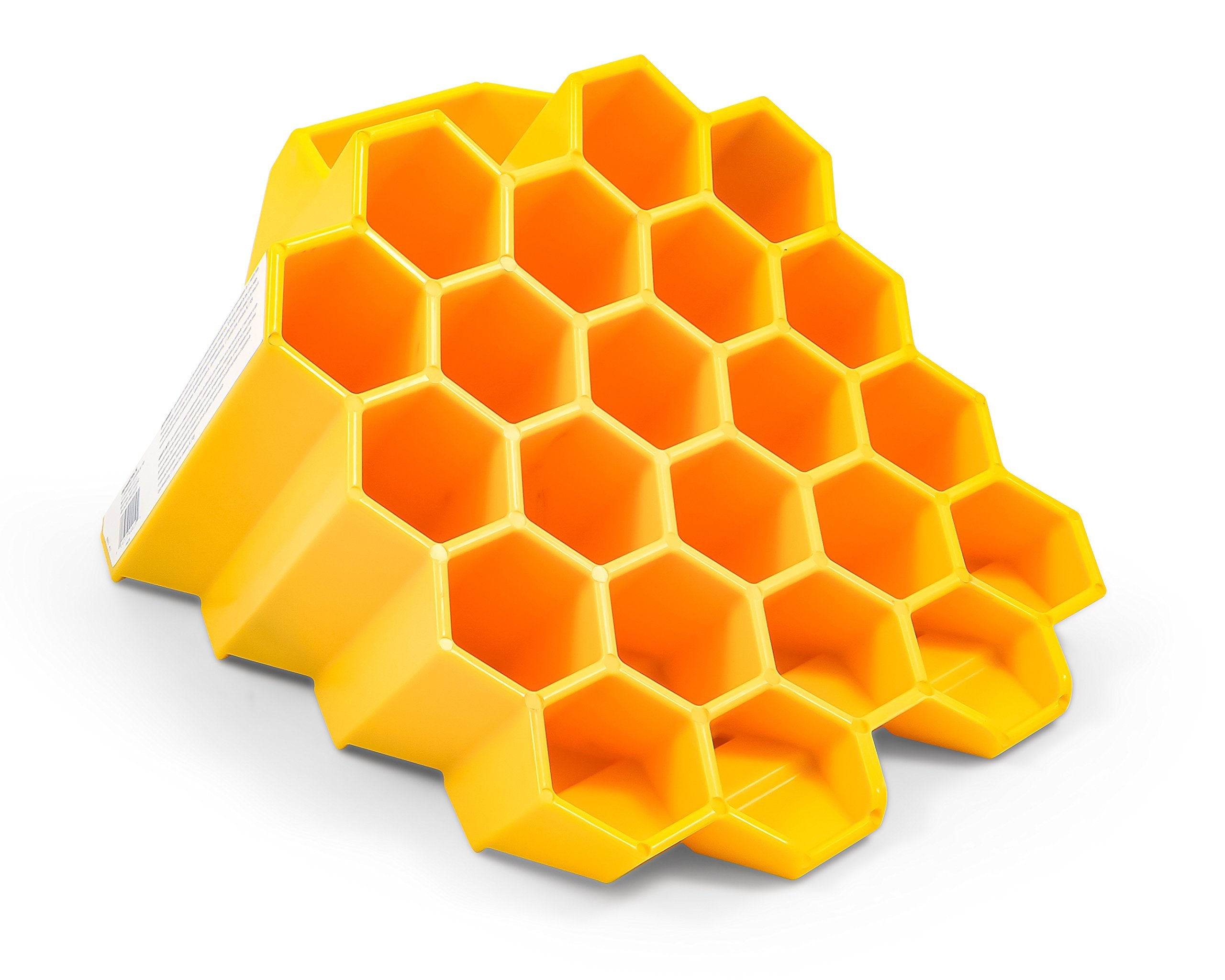Camco X-Large Yellow Big Chock - Heavy Duty Trailer Wheel Chock Features Honeycomb Design for Extra Strength and Durability So You Can Re-Hitch in Confidence - Use w/Tires up to 30-inches - 44419