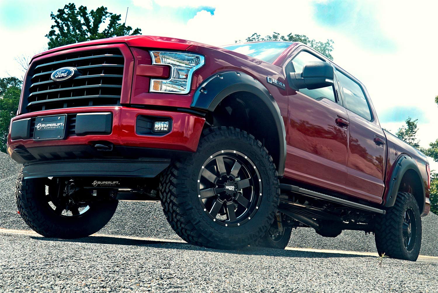 SUPERLIFT SUSPENSION RealTruck 6" Lift Kit for Ford F-150 | Complete Lift Kit with Rear Shadow Series Shocks | K127 | Fits 2015-2020 Ford F-150 4WD
