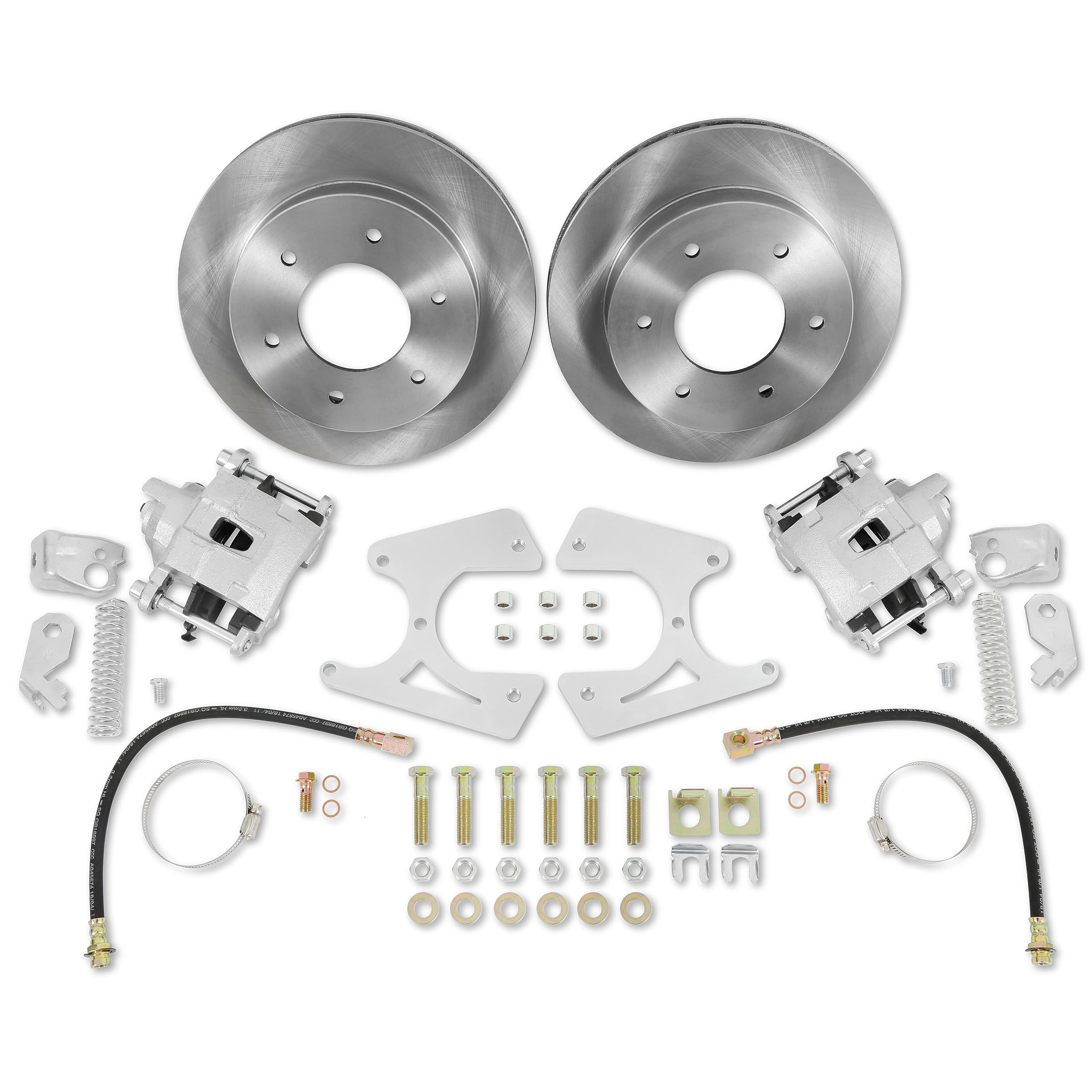 Rear Disc Brake Conversion Kit Brothers Trucks RDBK72-6 - 6 Lug - With Parking Brake