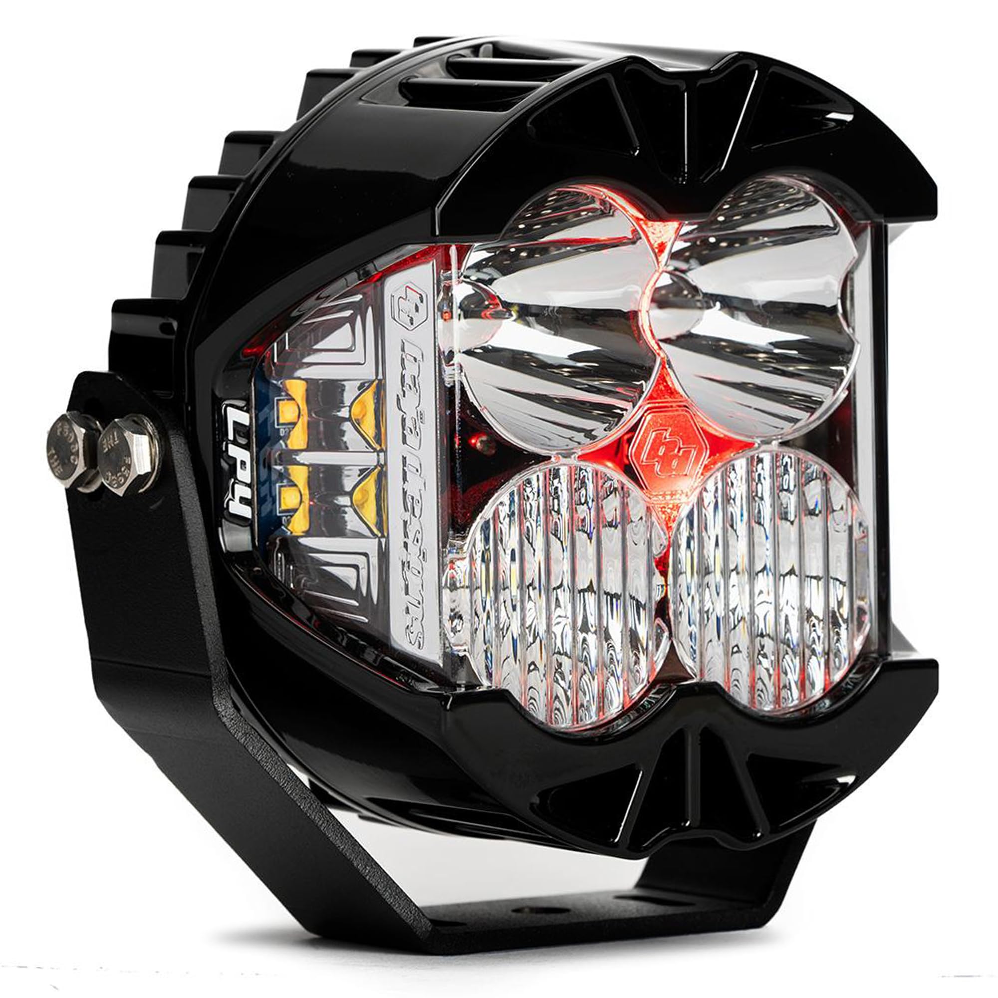 Baja Designs LP4 Pro LED Light Pod - Backlight with Universal Fit, Lifetime Protection (Driving/Combo; Red)