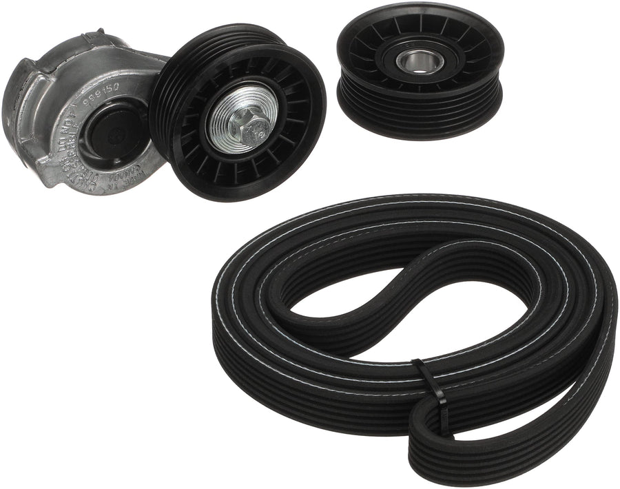 Complete Gates Serpentine Belt Drive Component Kit 90K-38398